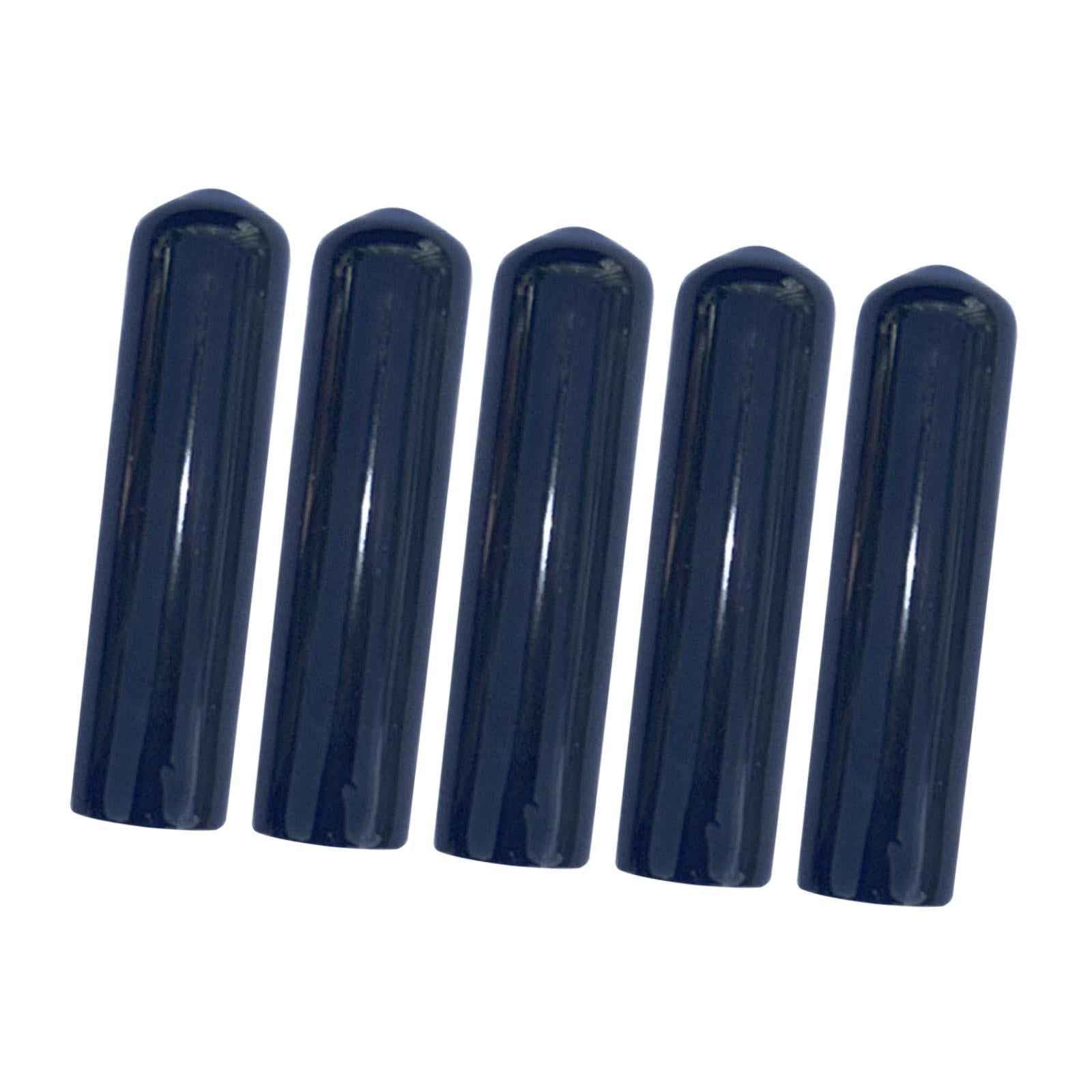 5 Pieces Pool Cue Tip Covers Billiards Accessories Portable Snooker Tip Caps 10mm