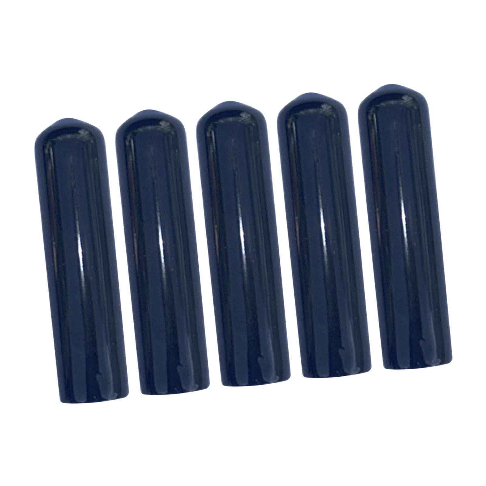 5 Pieces Pool Cue Tip Covers Billiards Accessories Portable Snooker Tip Caps 10mm