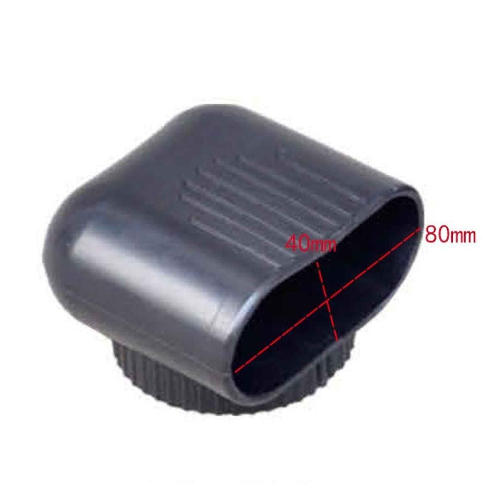 2Pcs Fitness Equipment Oval Tube Cap Multifunction Wearproof Floor Protector Medium