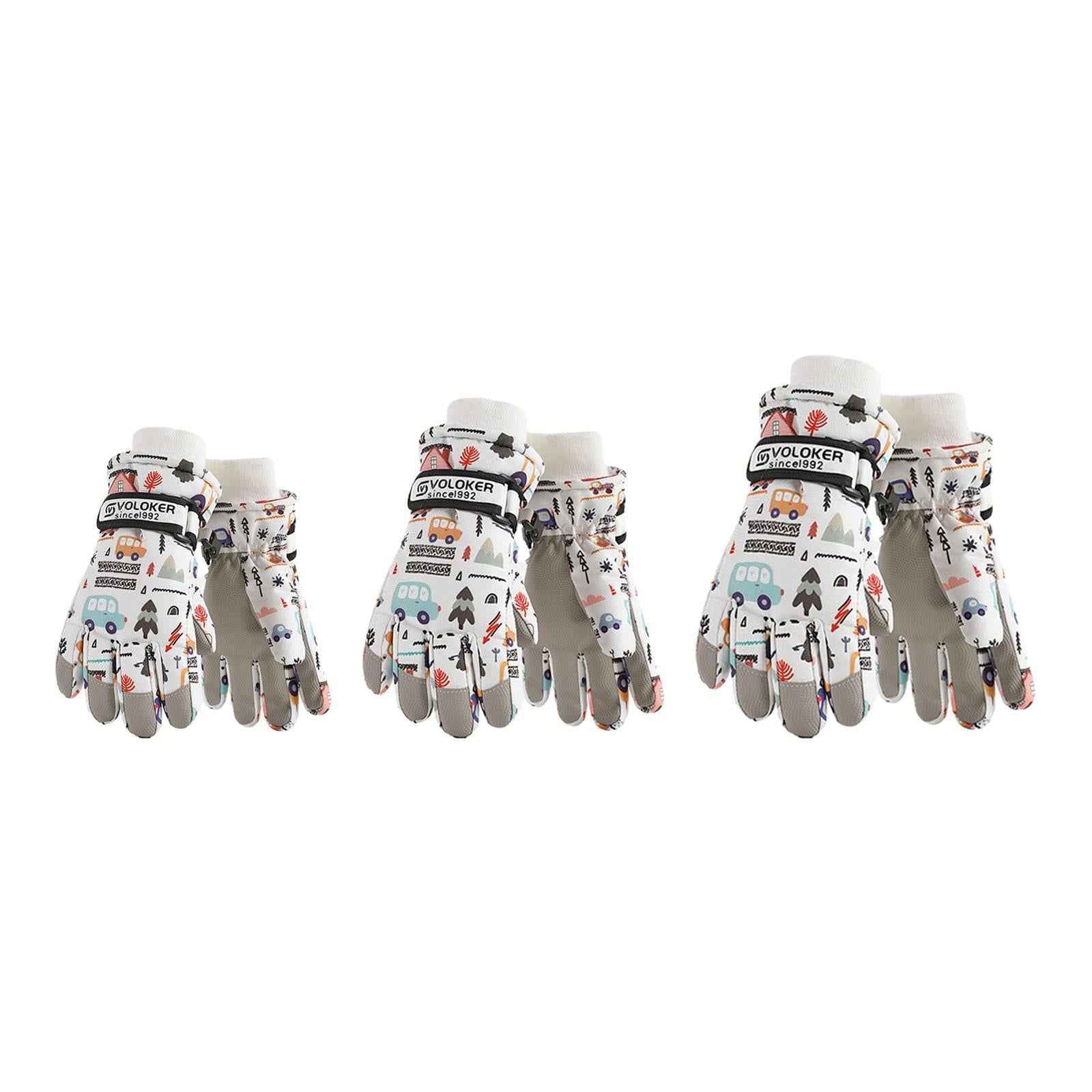 Kids Ski Gloves Versatile Gift Skiing Gloves for Skiing Cycling Motorcycling S