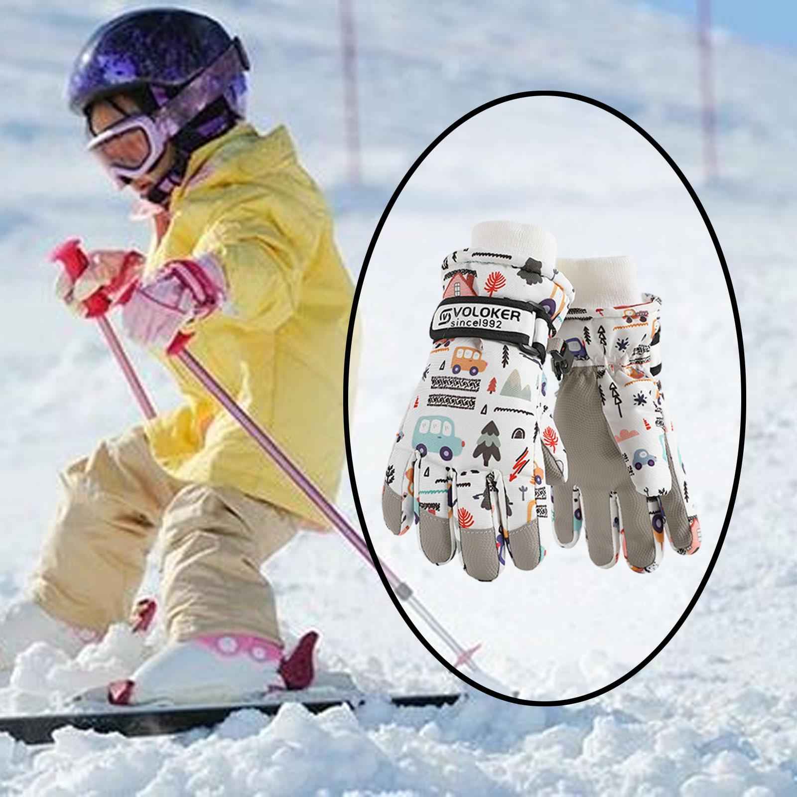 Kids Ski Gloves Versatile Gift Skiing Gloves for Skiing Cycling Motorcycling S
