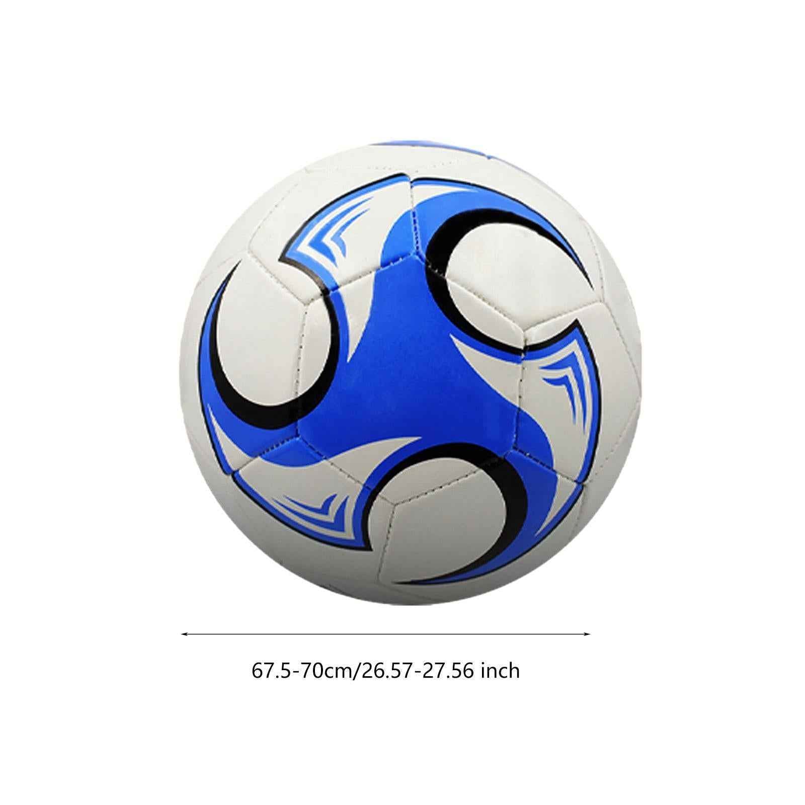 Soccer Ball Size 5 Seamless Stitching Training for Game Practice Gift Blue