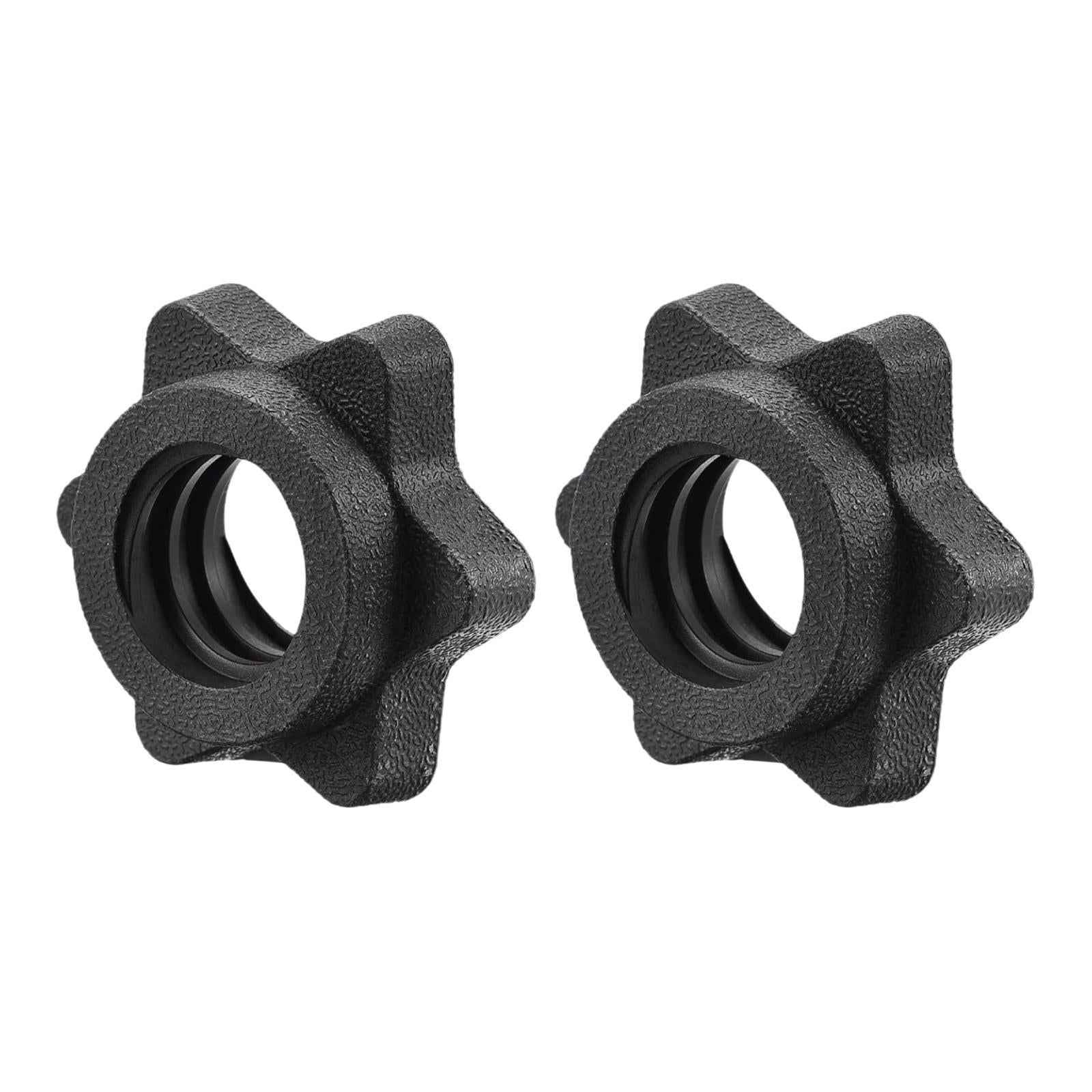 2x Barbell Collars Portable Dumbbell Screw Clamps for Fitness Indoor Outdoor Style A
