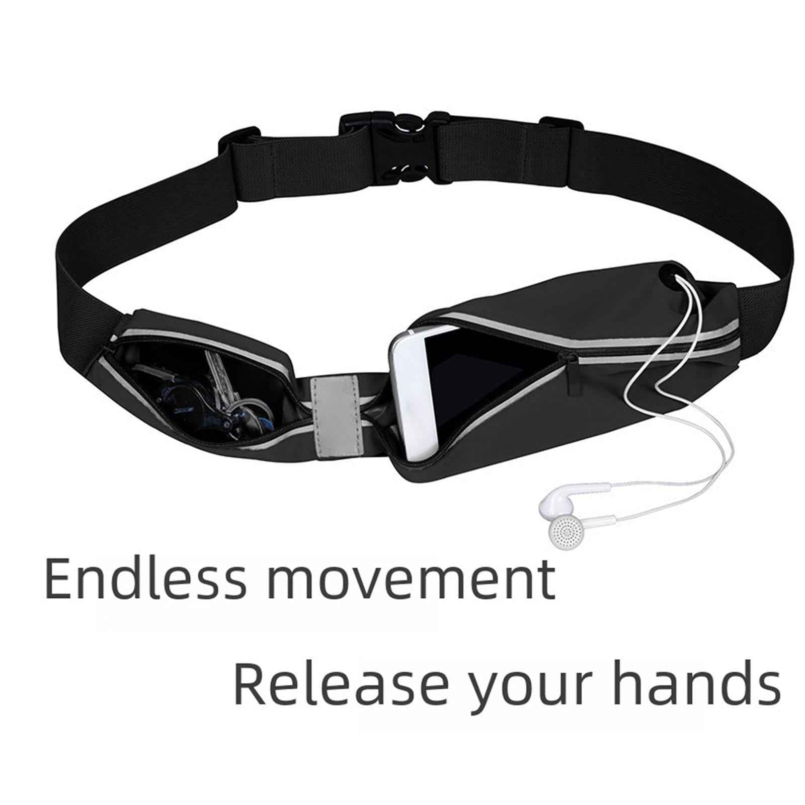 Running Belt Fanny Pack Reflective Quick Release Adjustable Strap Waist Pack