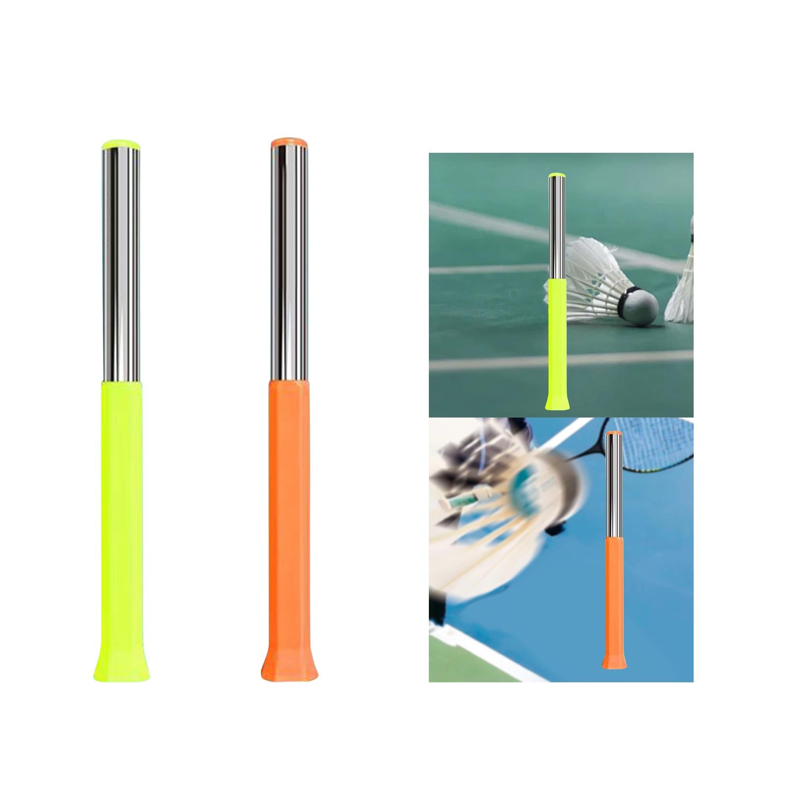 Badminton Racket Swing Trainer Sound Remind Fitness Indoor Outdoor Equipment Green Simple Version