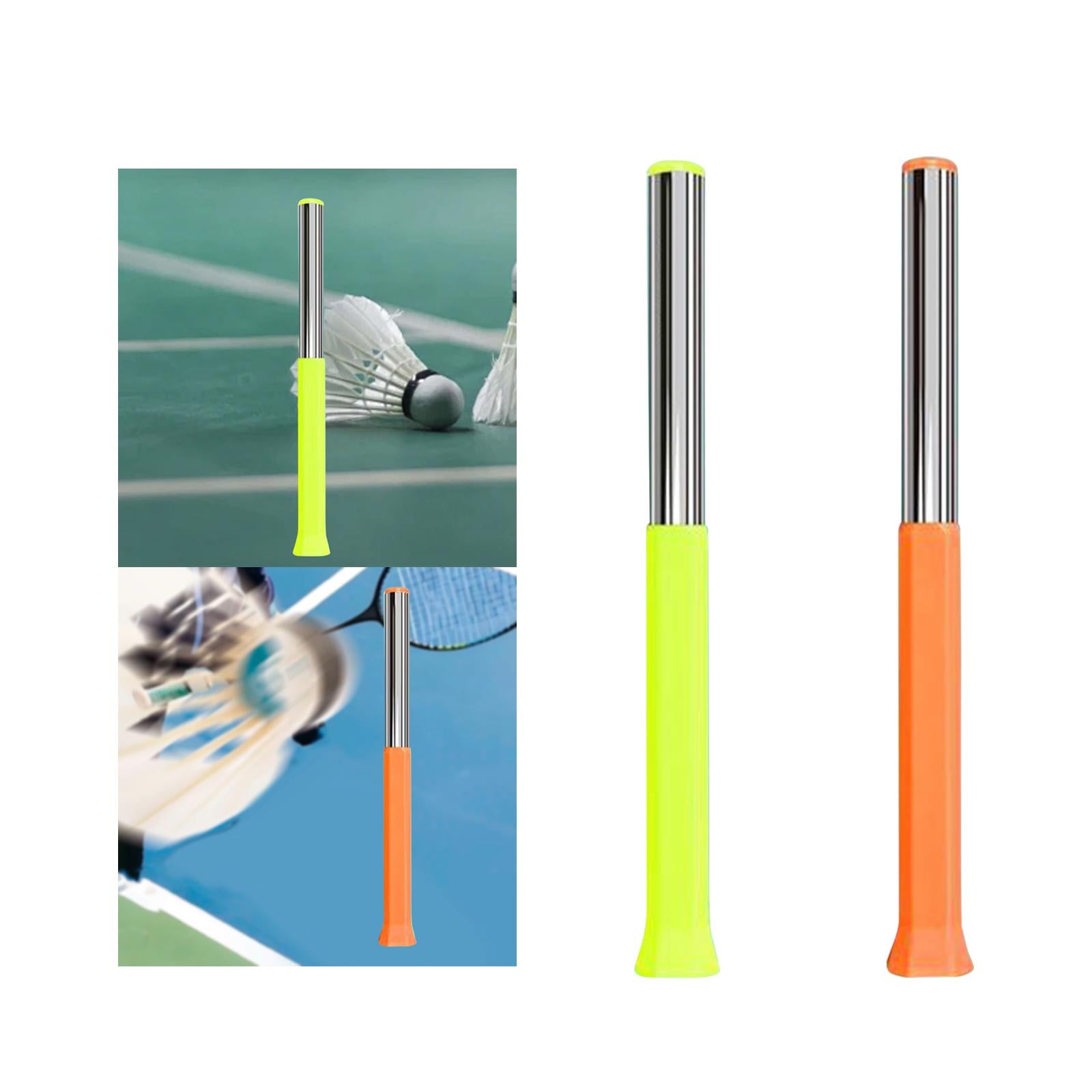 Badminton Racket Swing Trainer Sound Remind Fitness Indoor Outdoor Equipment Green Simple Version