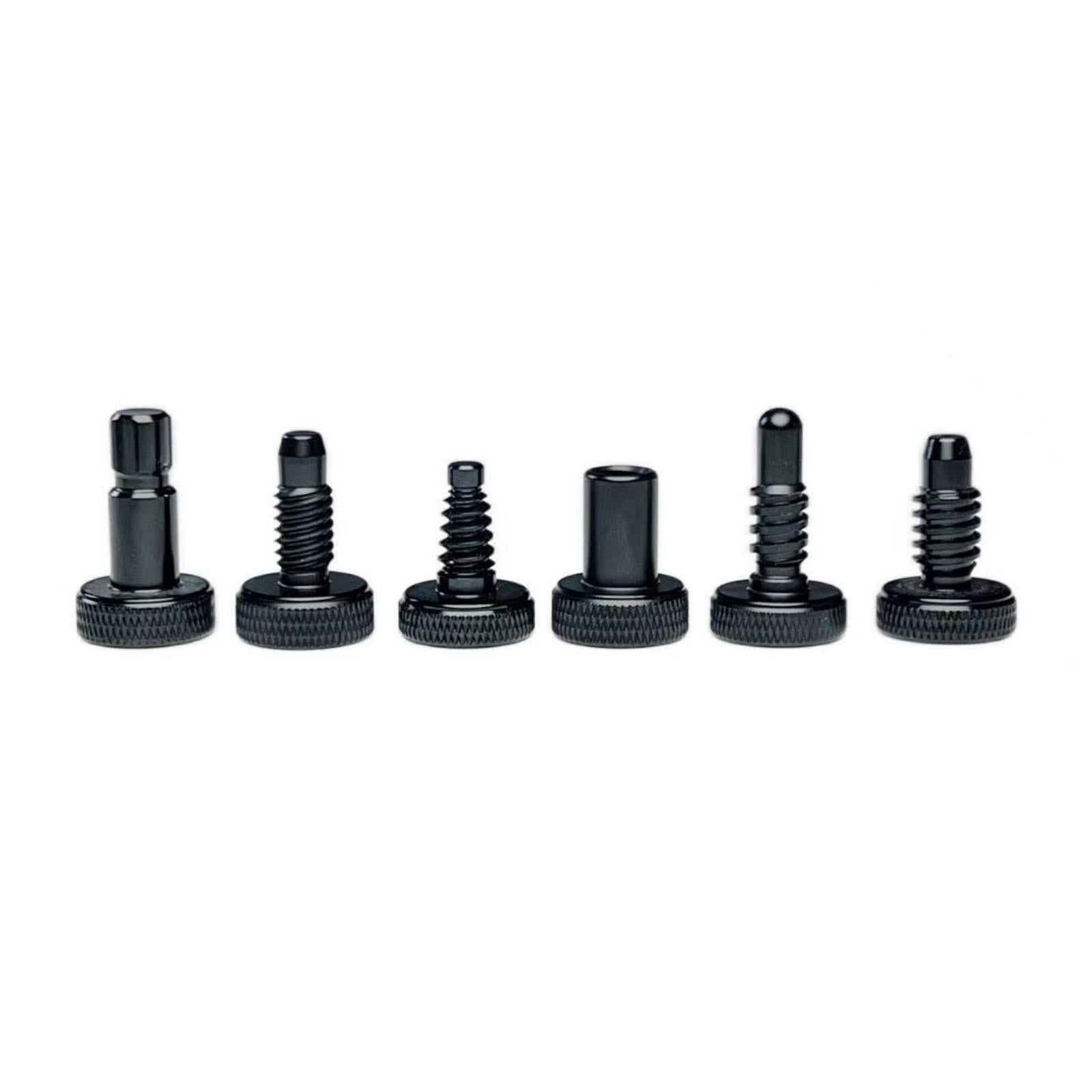 Billiard Cue Bottom Plug Aluminum Alloy Black Pool Cue Stick Joint Protector Style A