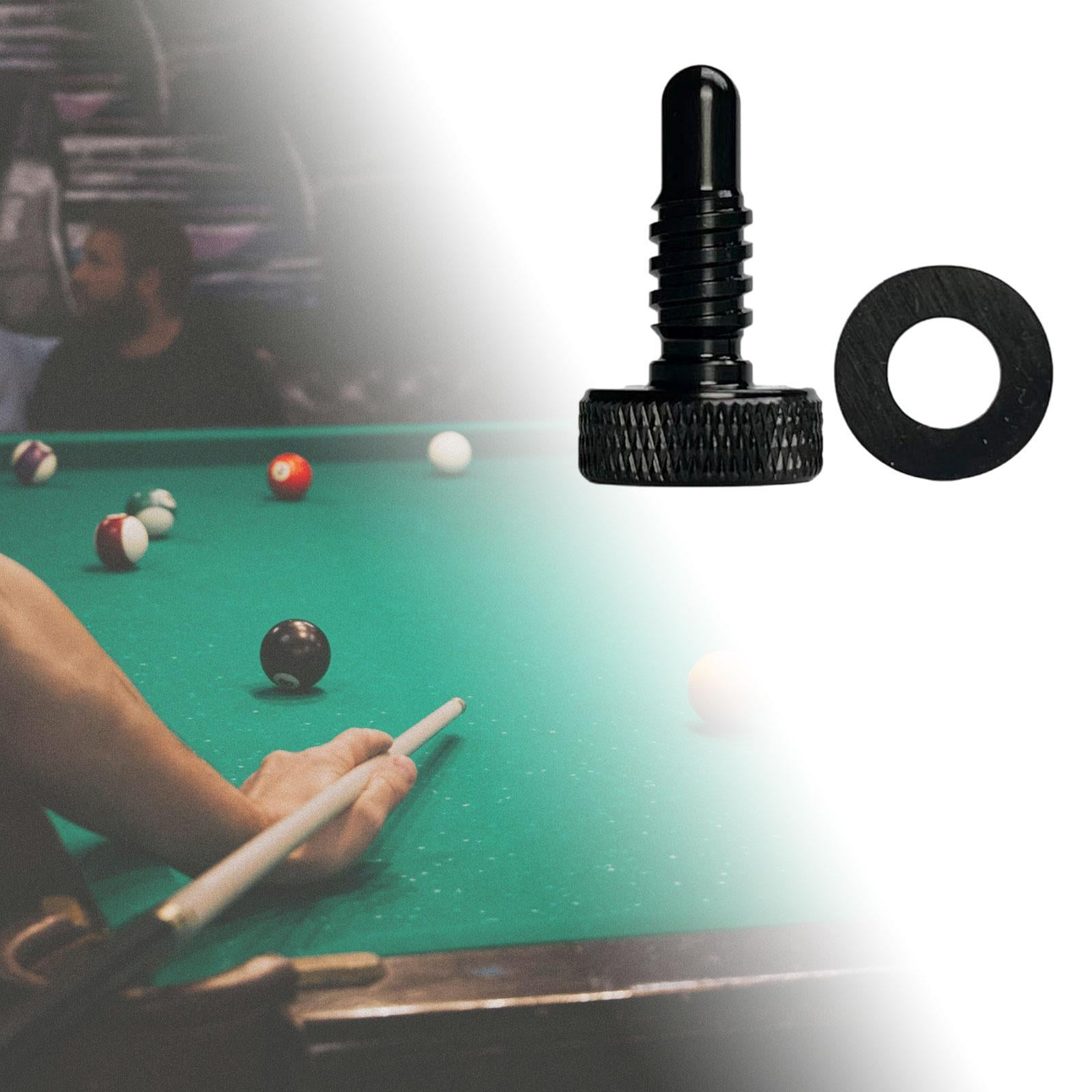 Billiard Cue Bottom Plug with Gasket Accessories for Pool Table Playing Club Height 31 mm