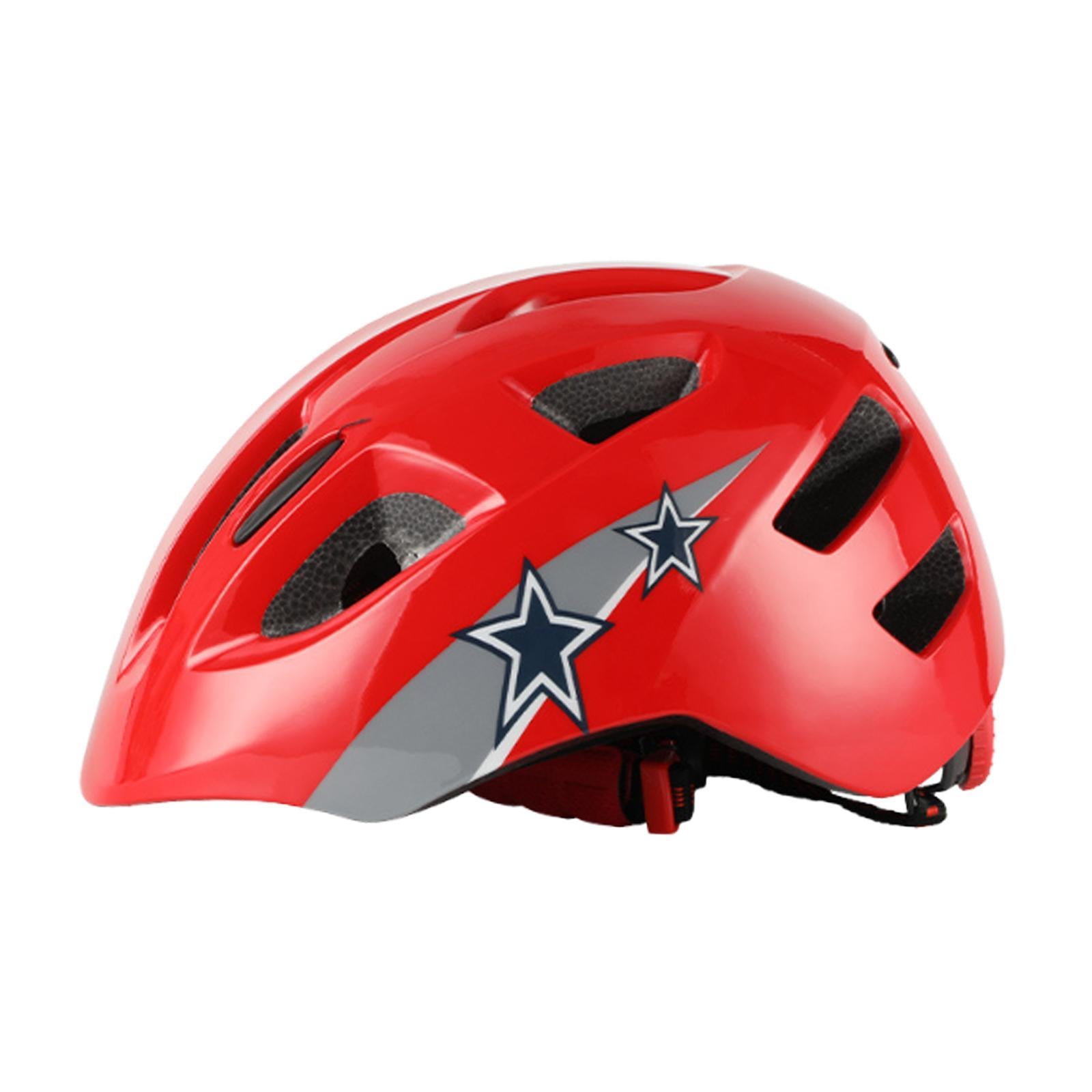 Helmet for Bike Breathable Road Cycle Helmet for Boys Girls Children Outdoor Red