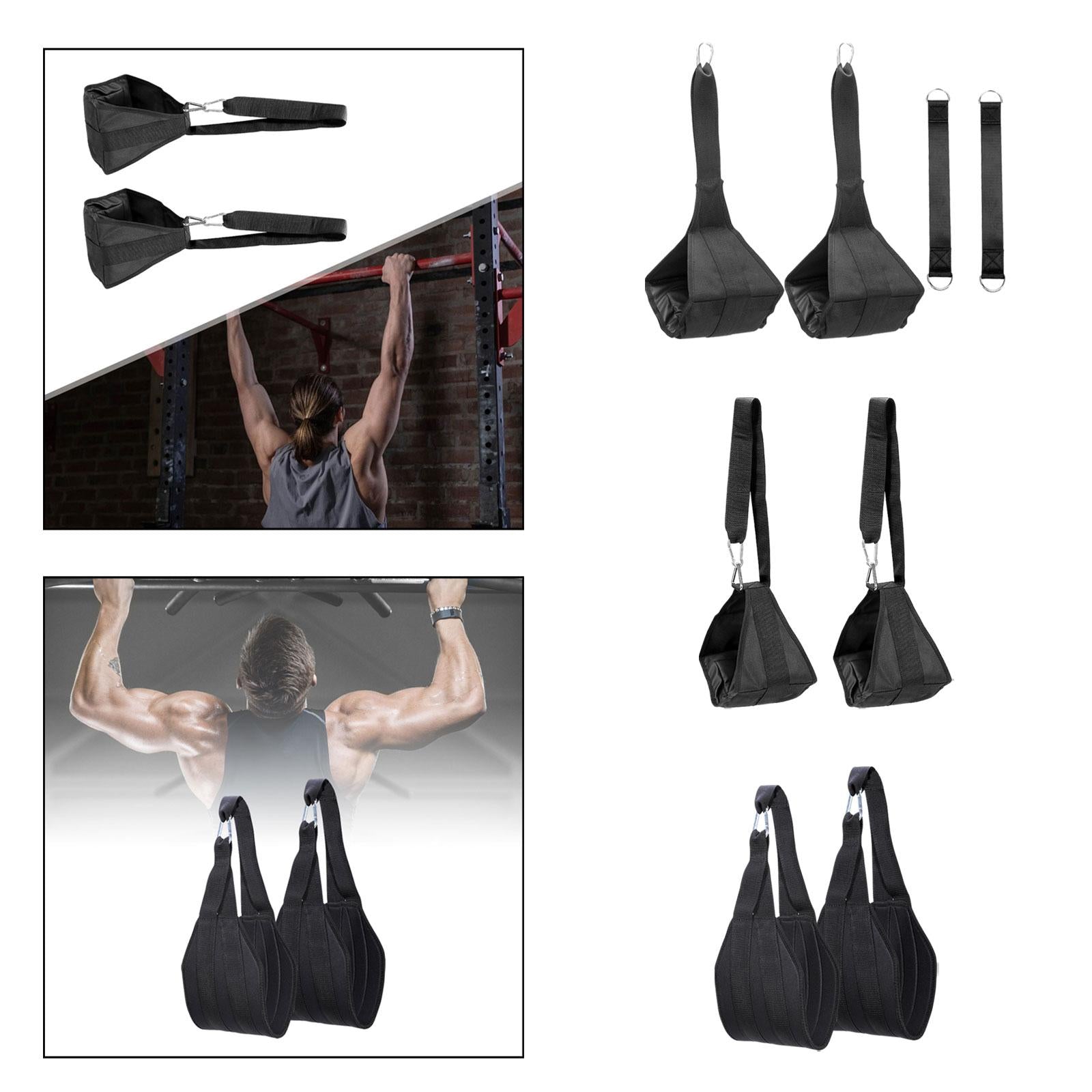 Hanging Ab Straps for Pull up Bar Heavy Duty Abdominal Training for Home Gym Style A