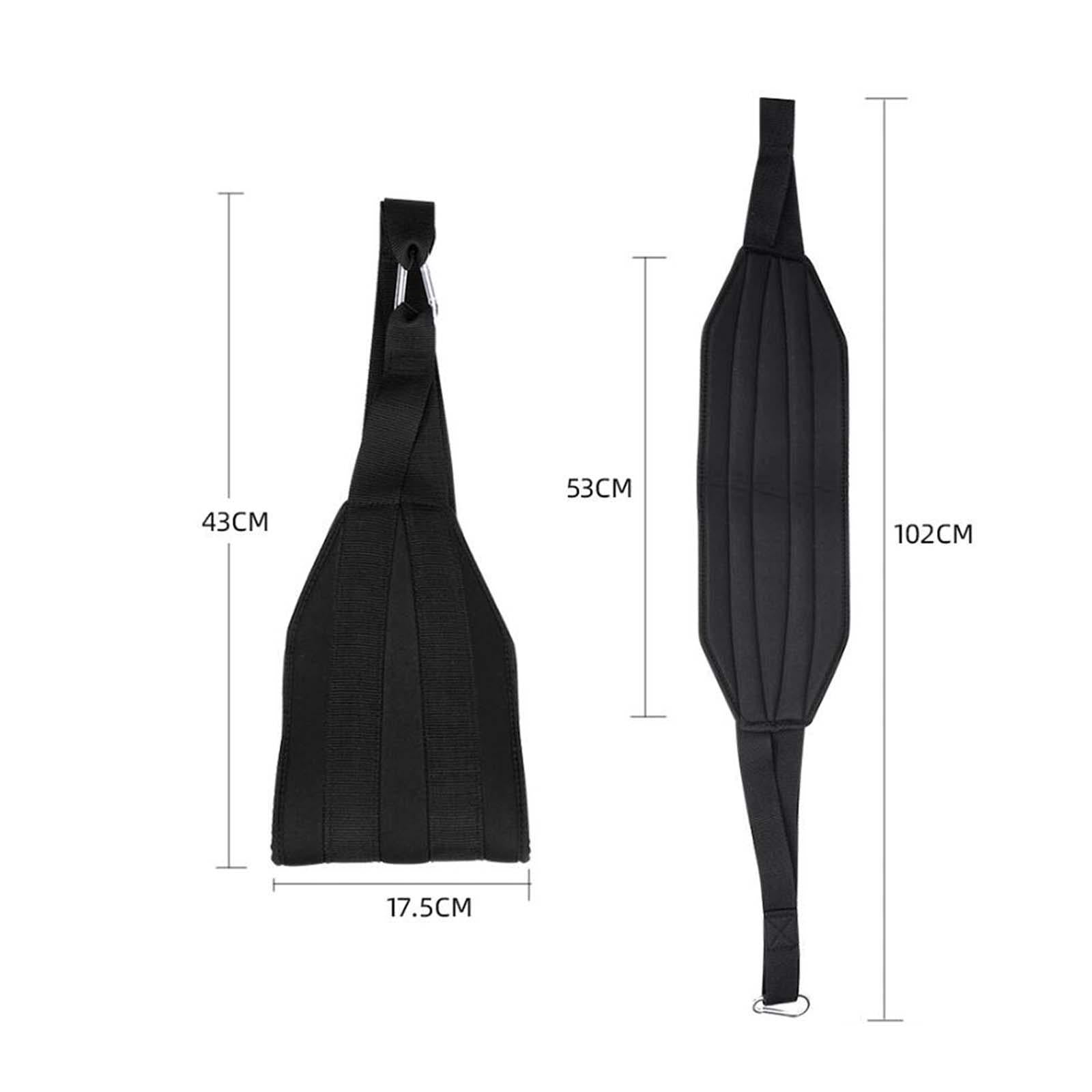 Hanging Ab Straps for Pull up Bar Heavy Duty Abdominal Training for Home Gym Style C