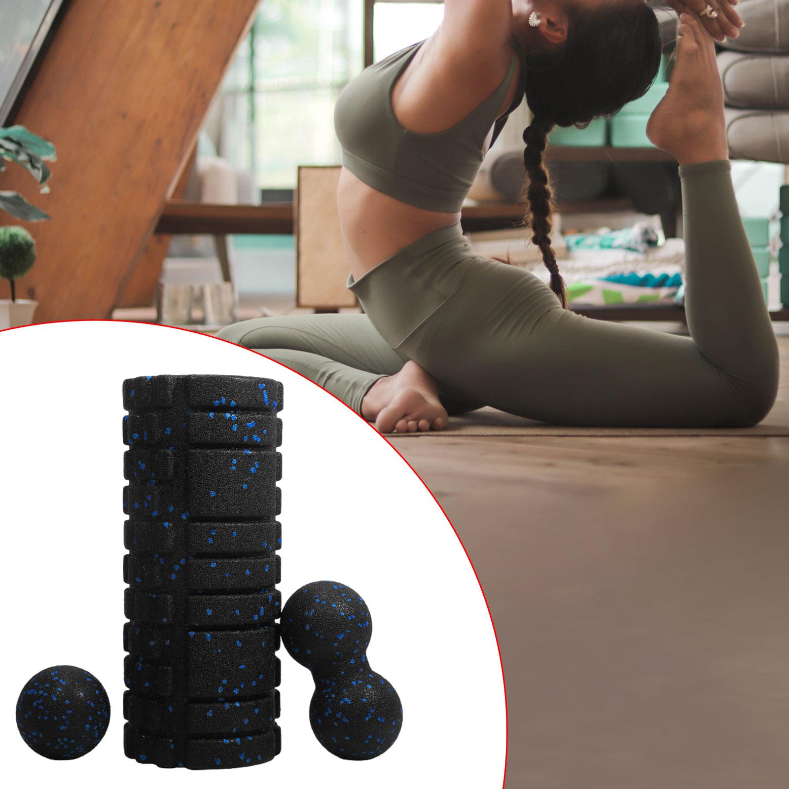 Foam Roller Set Pliable Portable Fitness Equipment for Office Exercise Sport Style B