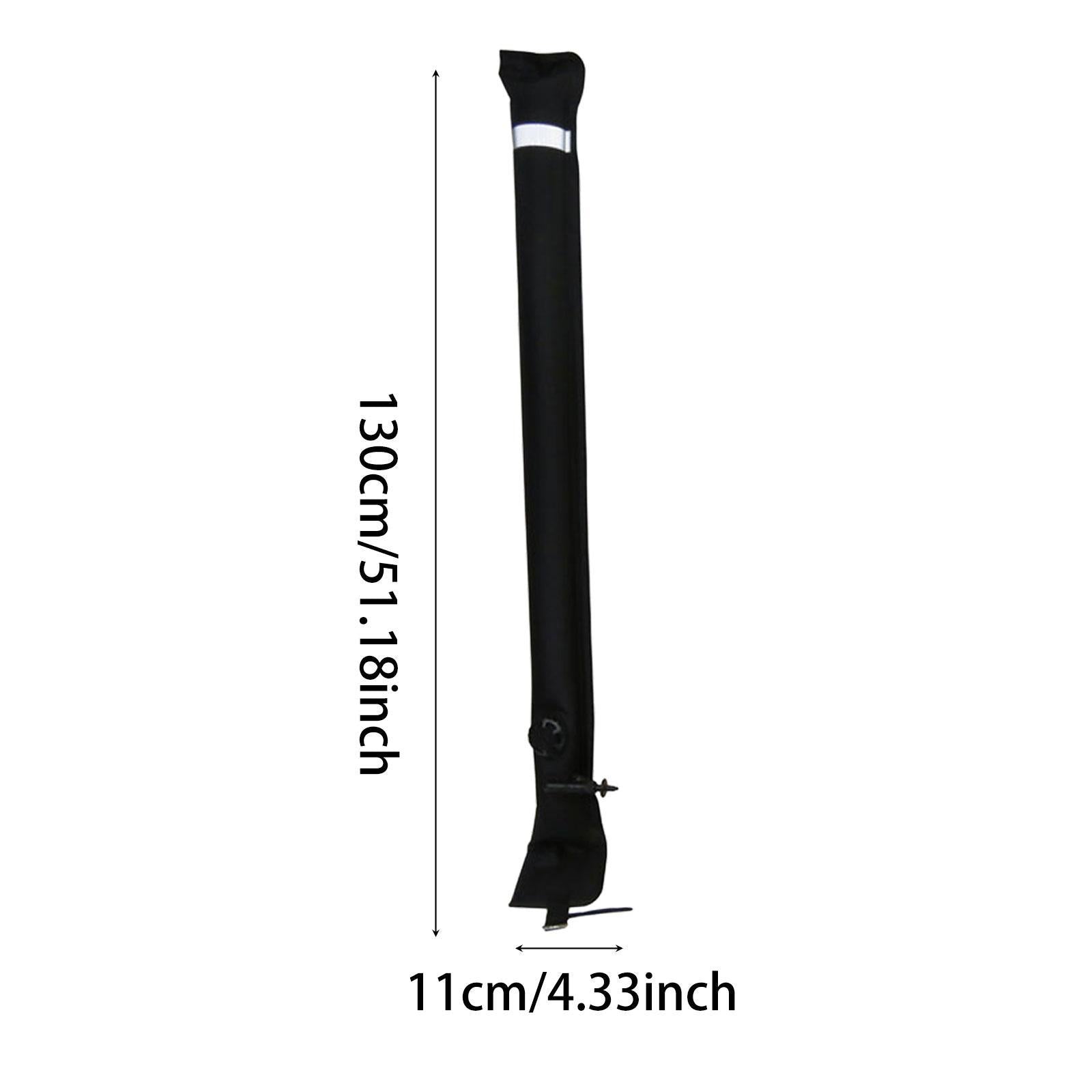 Surface Marker Buoy Gear Inflatable Scuba Signal Tube for Outdoor Sports Men Black 4.5cm Valve