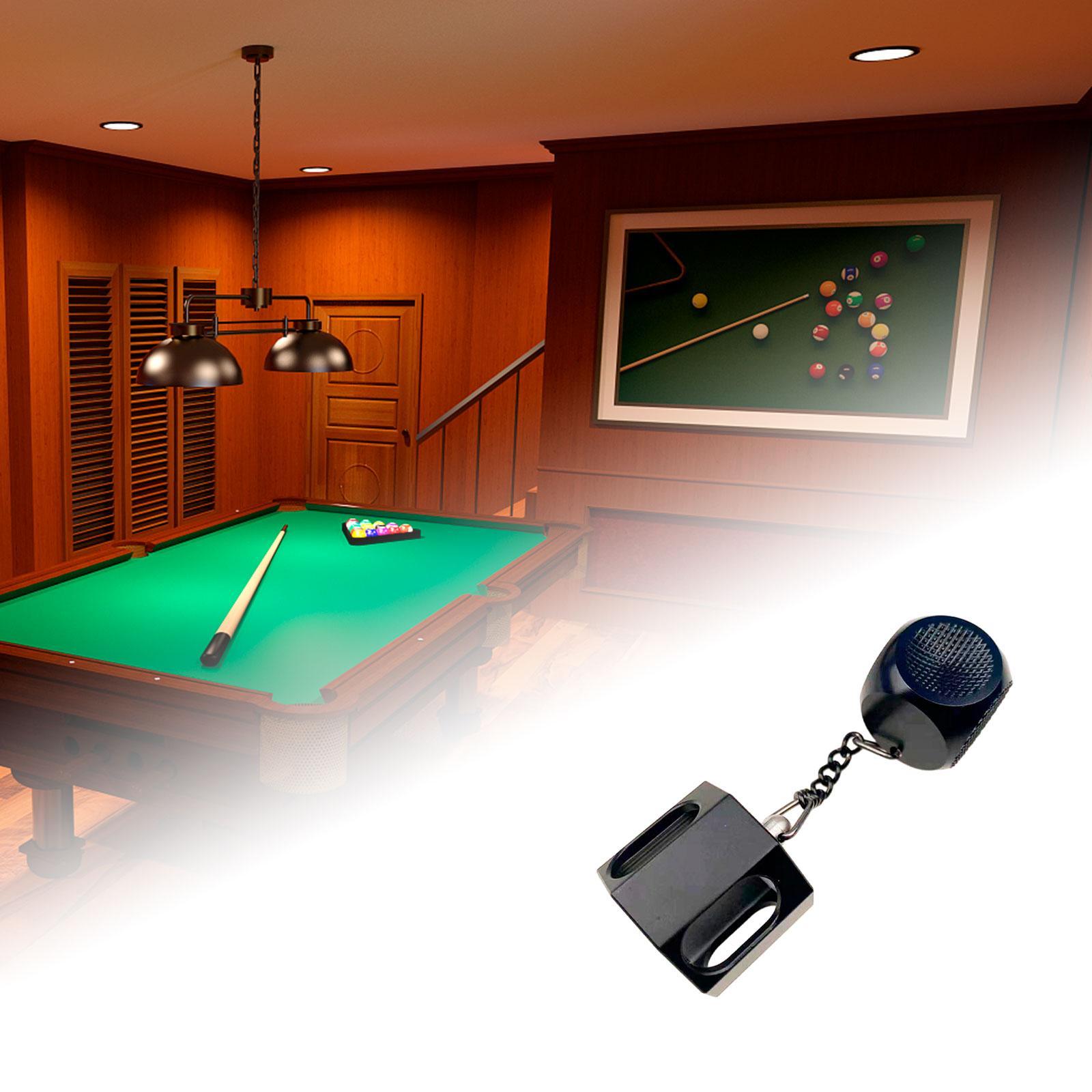 2 in 1 Billiard Chalk Holder Professional Chalk Case for Men Beginners Women Black