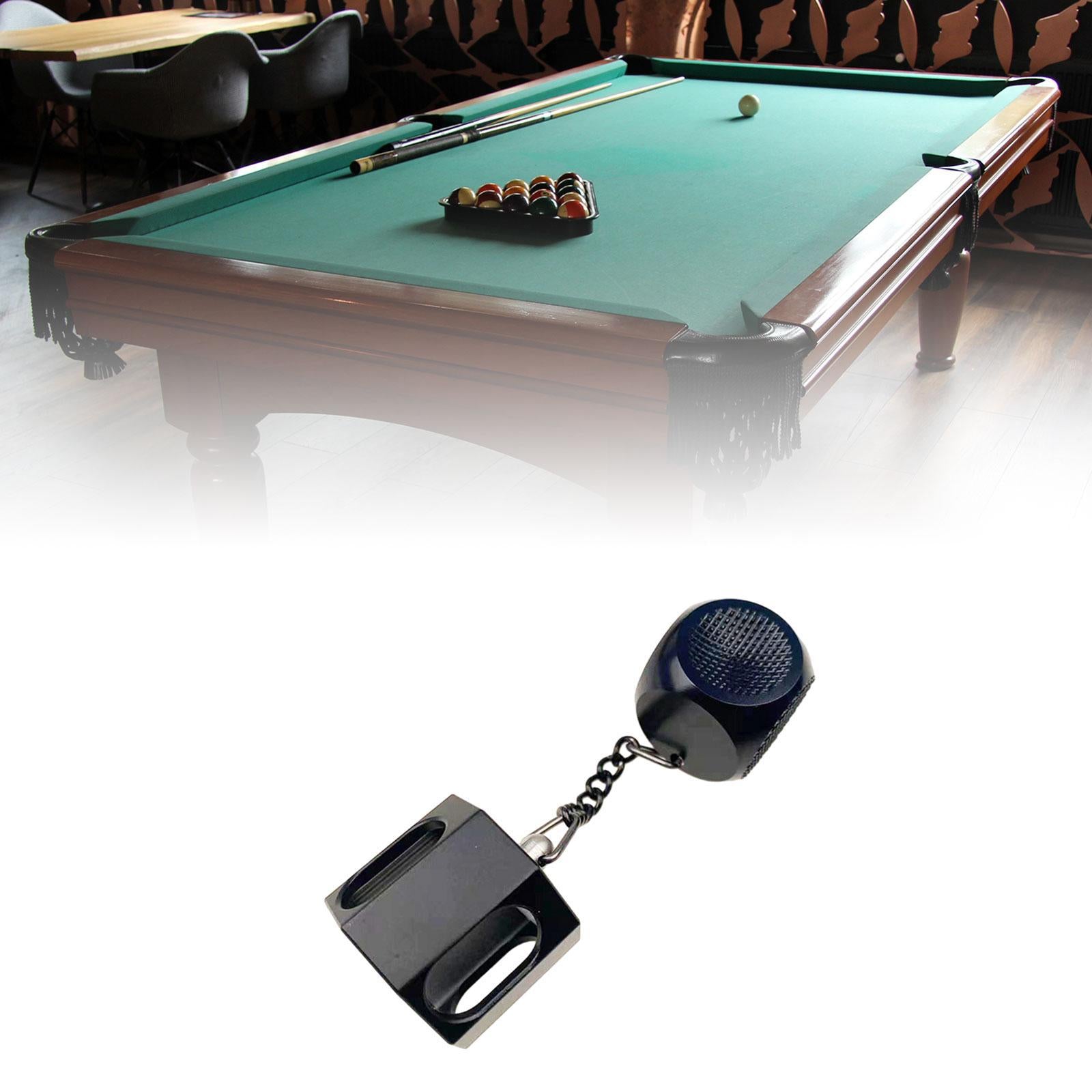2 in 1 Billiard Chalk Holder Professional Chalk Case for Men Beginners Women Black