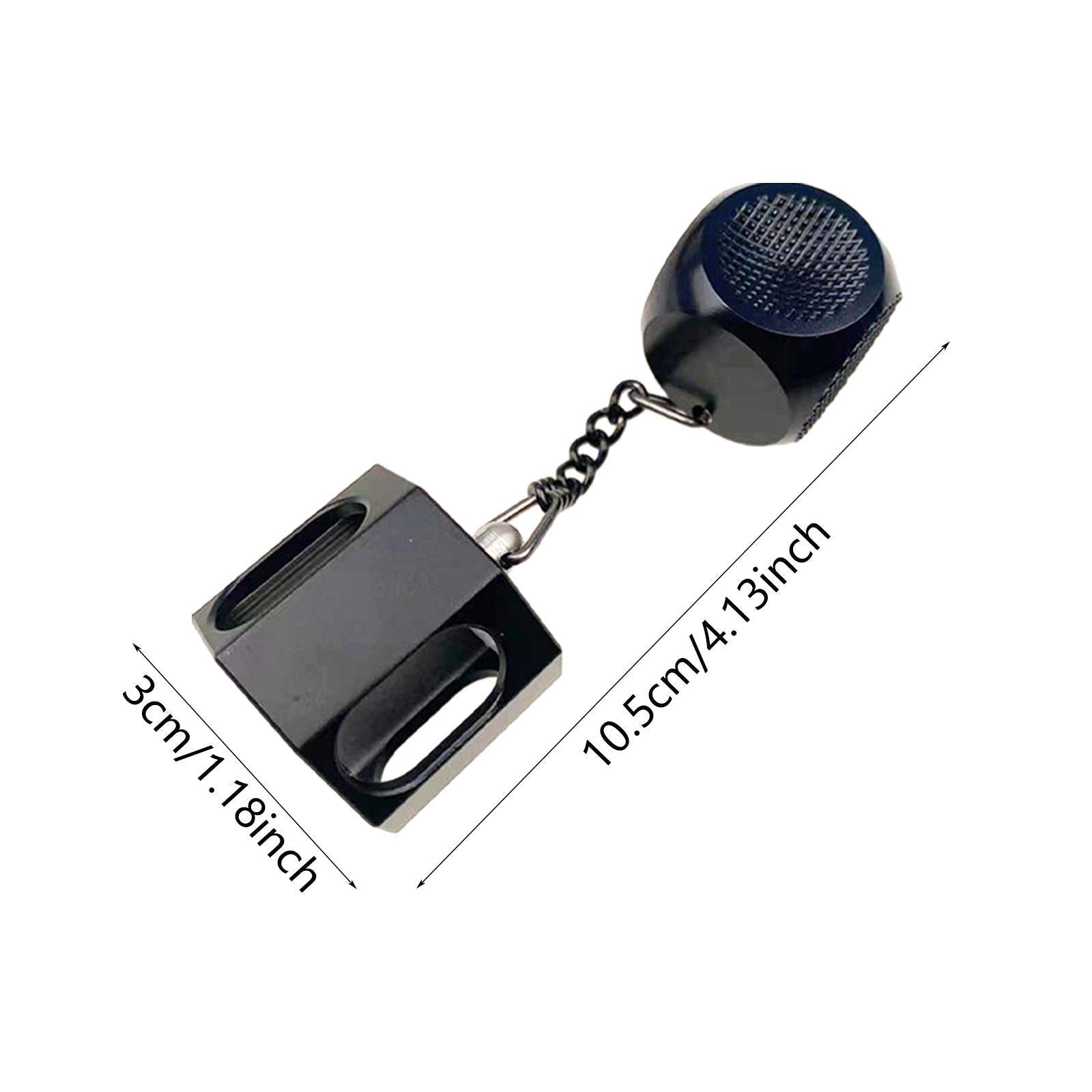 2 in 1 Billiard Chalk Holder Professional Chalk Case for Men Beginners Women Black