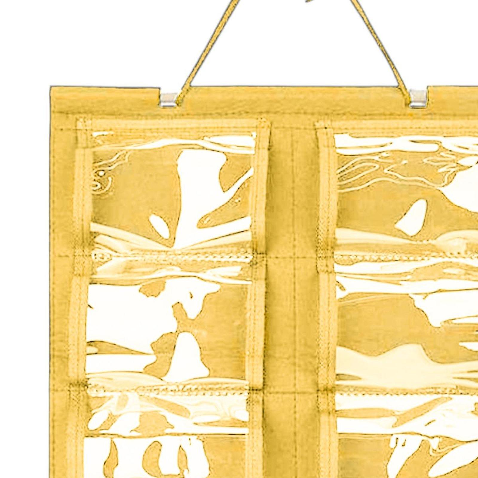 Karate Belt Display Rack Belts Storage Organizer for Boxing, Judo, Muay Thai Yellow