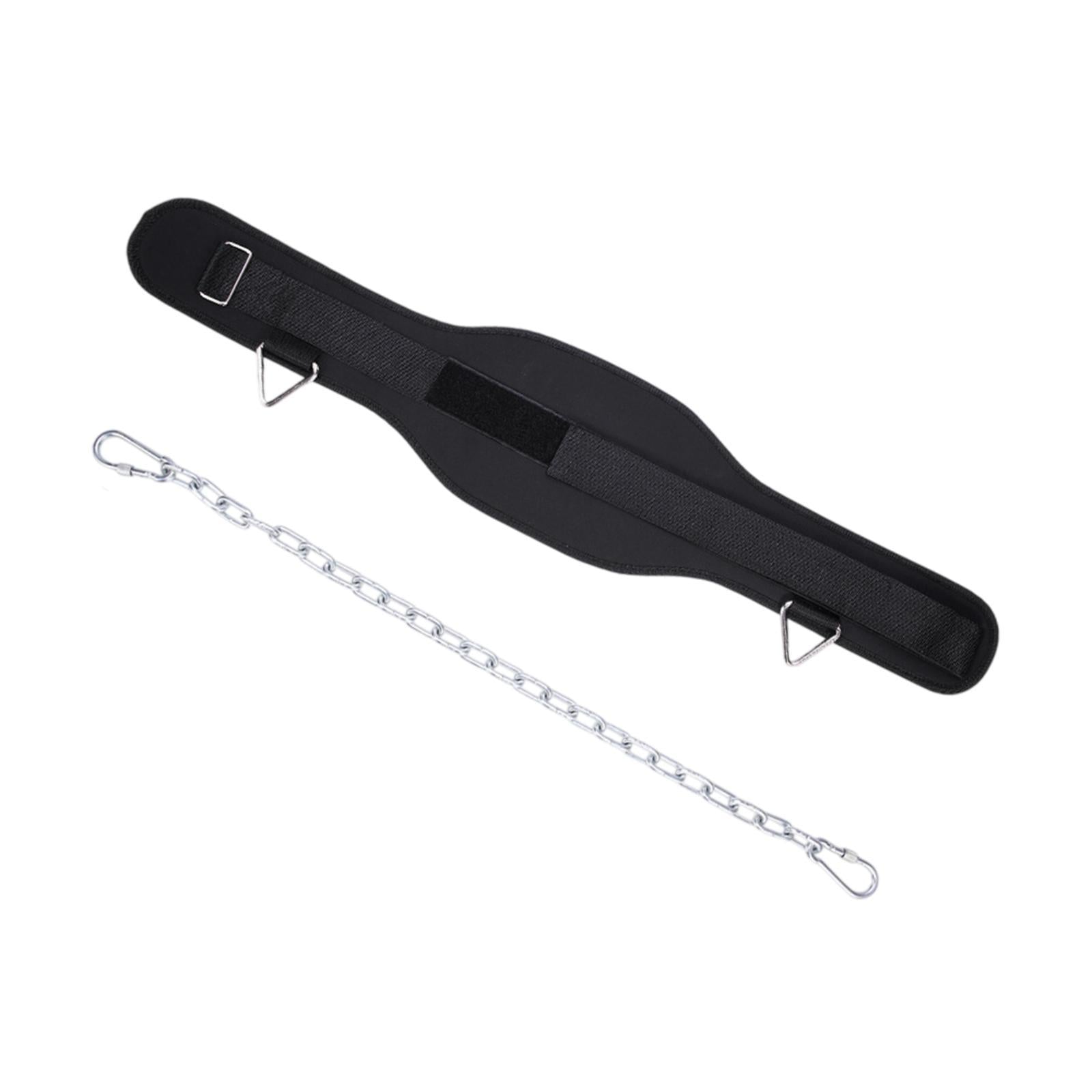 Dip Belt for Weight Lifting Widened Dipping Belt for Squats Exercise Pullups 294g with Chain