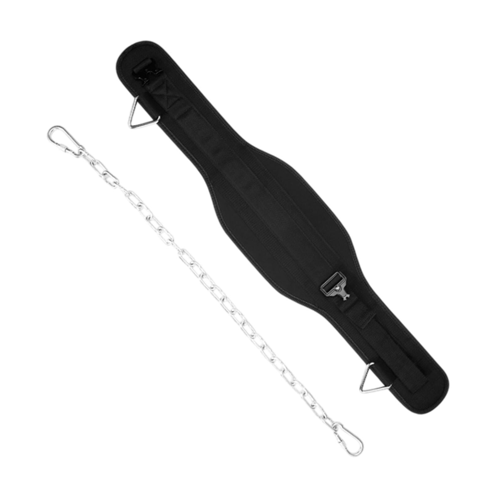 Dip Belt for Weight Lifting Widened Dipping Belt for Squats Exercise Pullups 400g with Chain