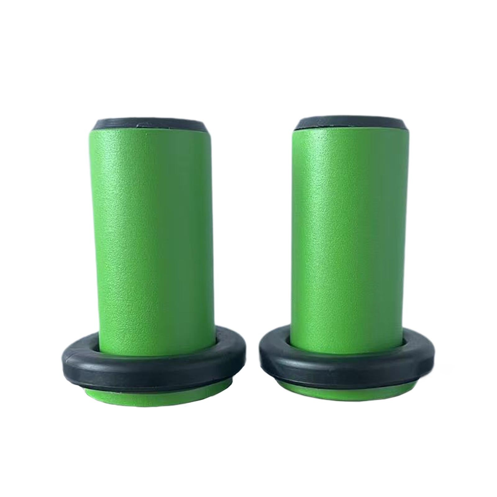 2 Pieces Weight Plate Holders Storage for Home Gym Fitness Strength Training Green