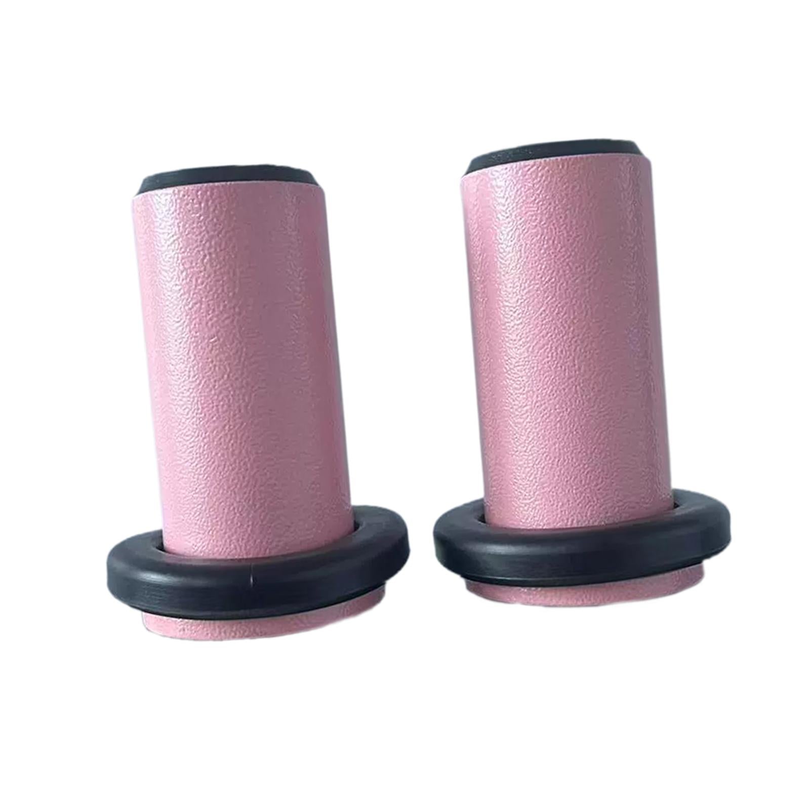 2 Pieces Weight Plate Holders Storage for Home Gym Fitness Strength Training Pink