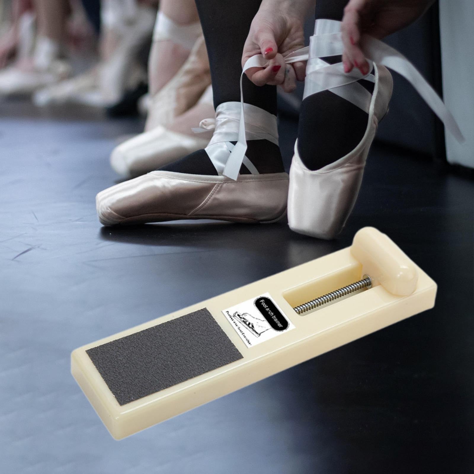 Ballet Dance Toe Trainer Fitness Home Gym Portable Workout Foot Arch Trainer Beige Low Resistanc