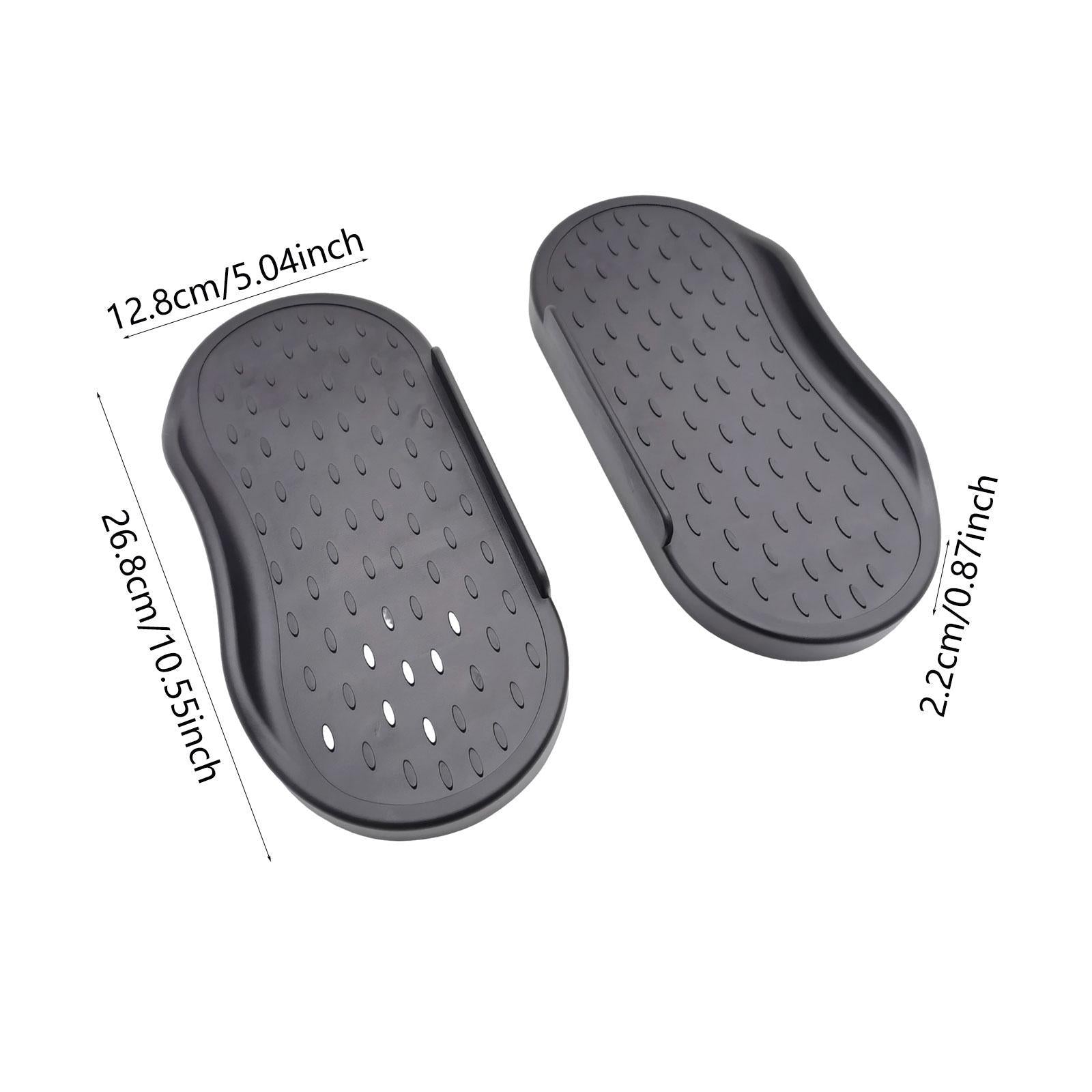 2 Pieces Elliptical Machine Foot Pedals Fitness Equipment Footboard 2PCS