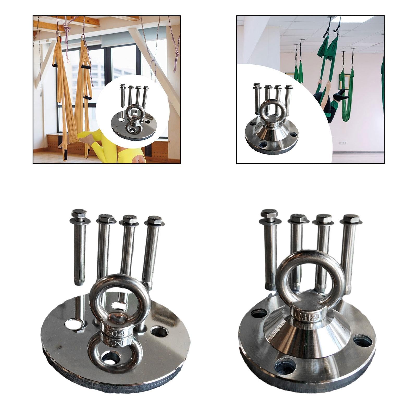 Yoga Mount Anchor Versatile Ceiling Wall Hook for Hammock Indoor Aerial Yoga Non Rotating