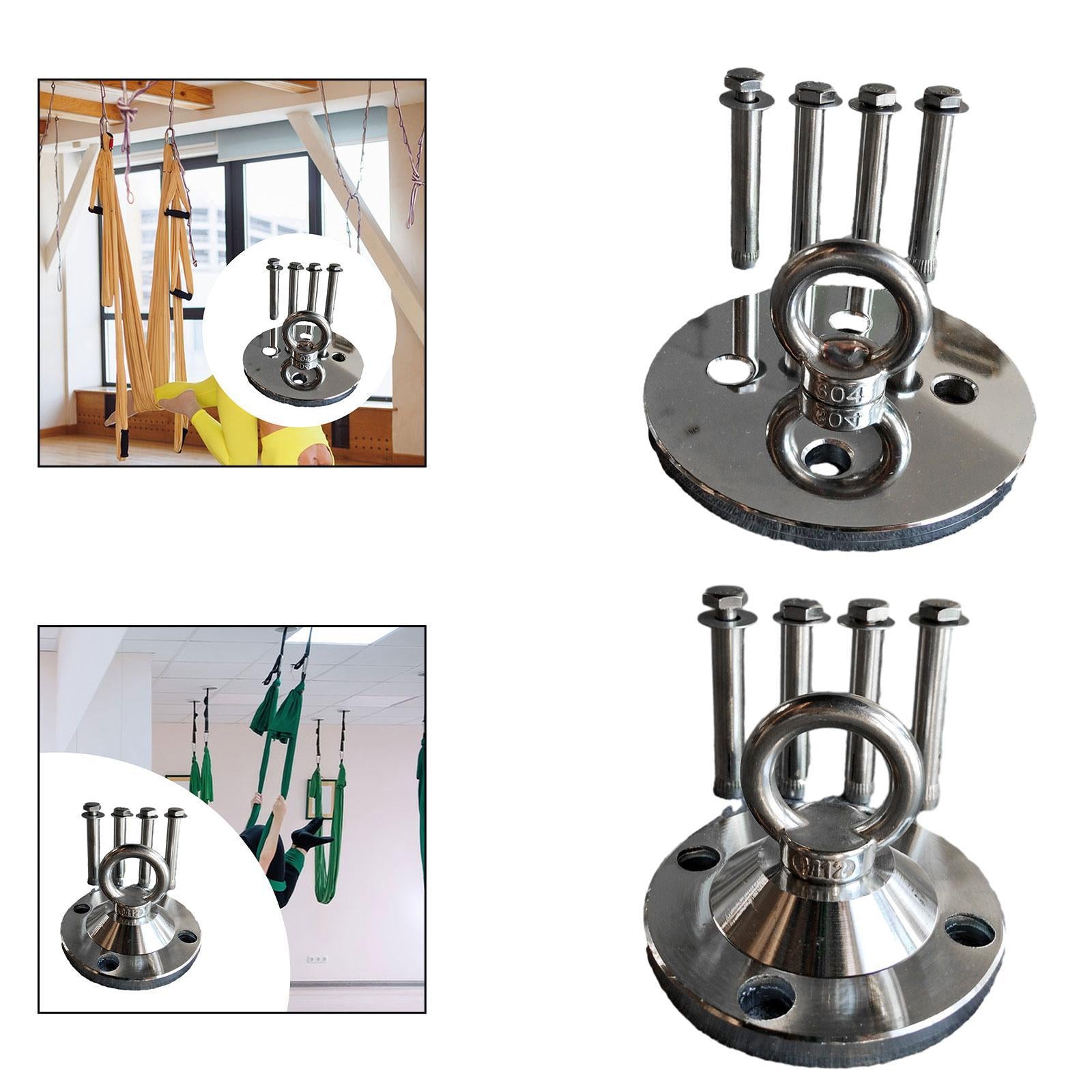 Yoga Mount Anchor Versatile Ceiling Wall Hook for Hammock Indoor Aerial Yoga Non Rotating