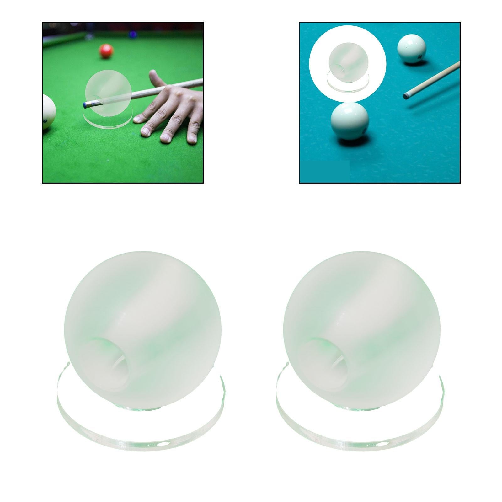 Billiard Stroke Trainer Portable for Beginners Glass Cue Ball Stroke Trainer 18mm