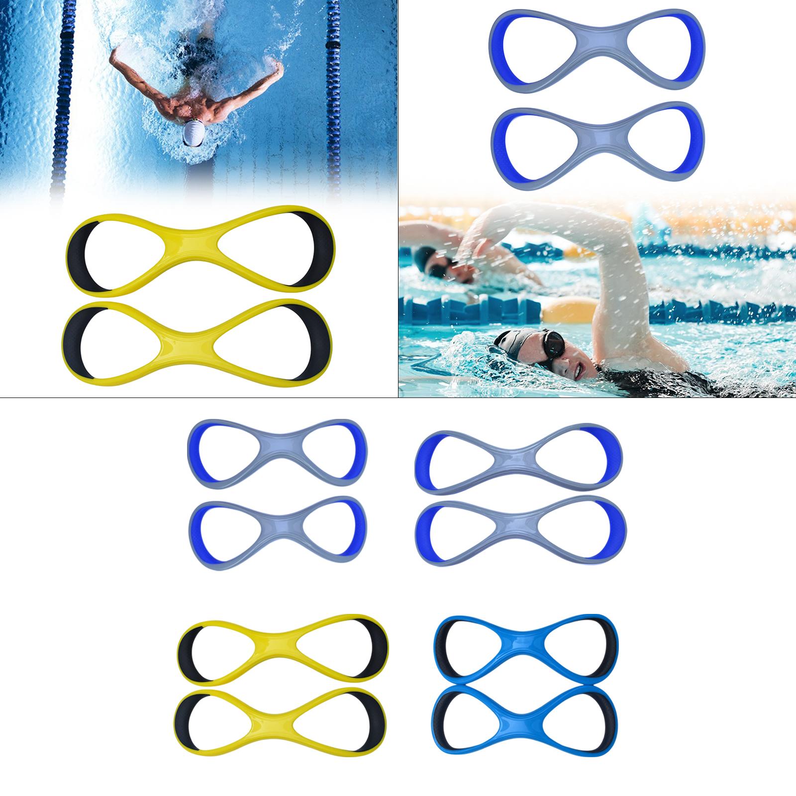 Forearm Fulcrum Fin Teaching 8 Word Auxiliary Professional Swim Webbed Glove Gray Blue S