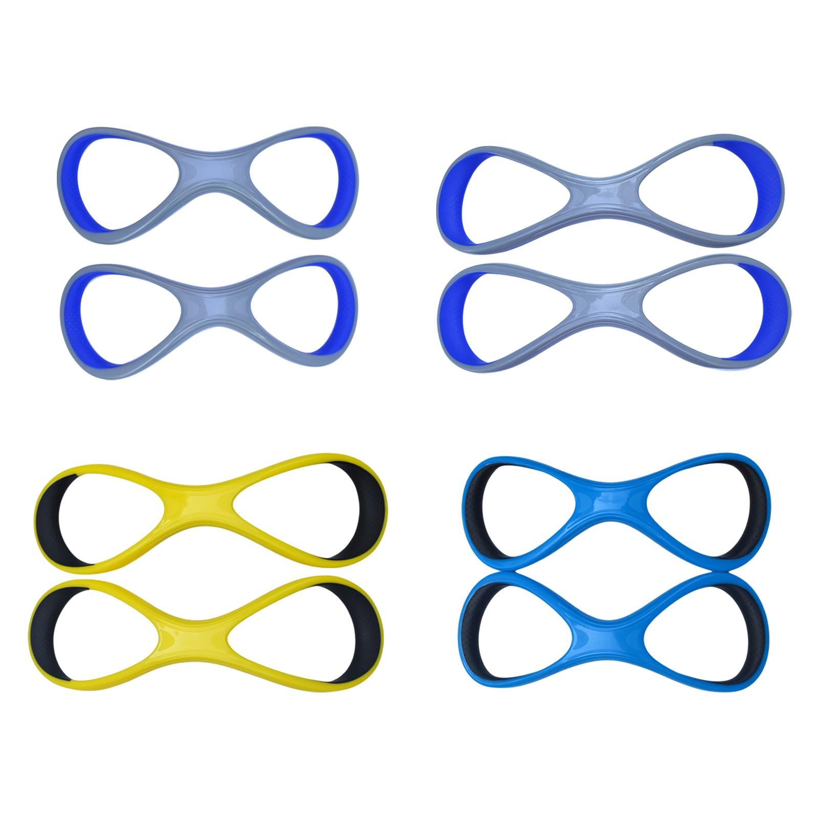 Forearm Fulcrum Fin Teaching 8 Word Auxiliary Professional Swim Webbed Glove Gray Blue S