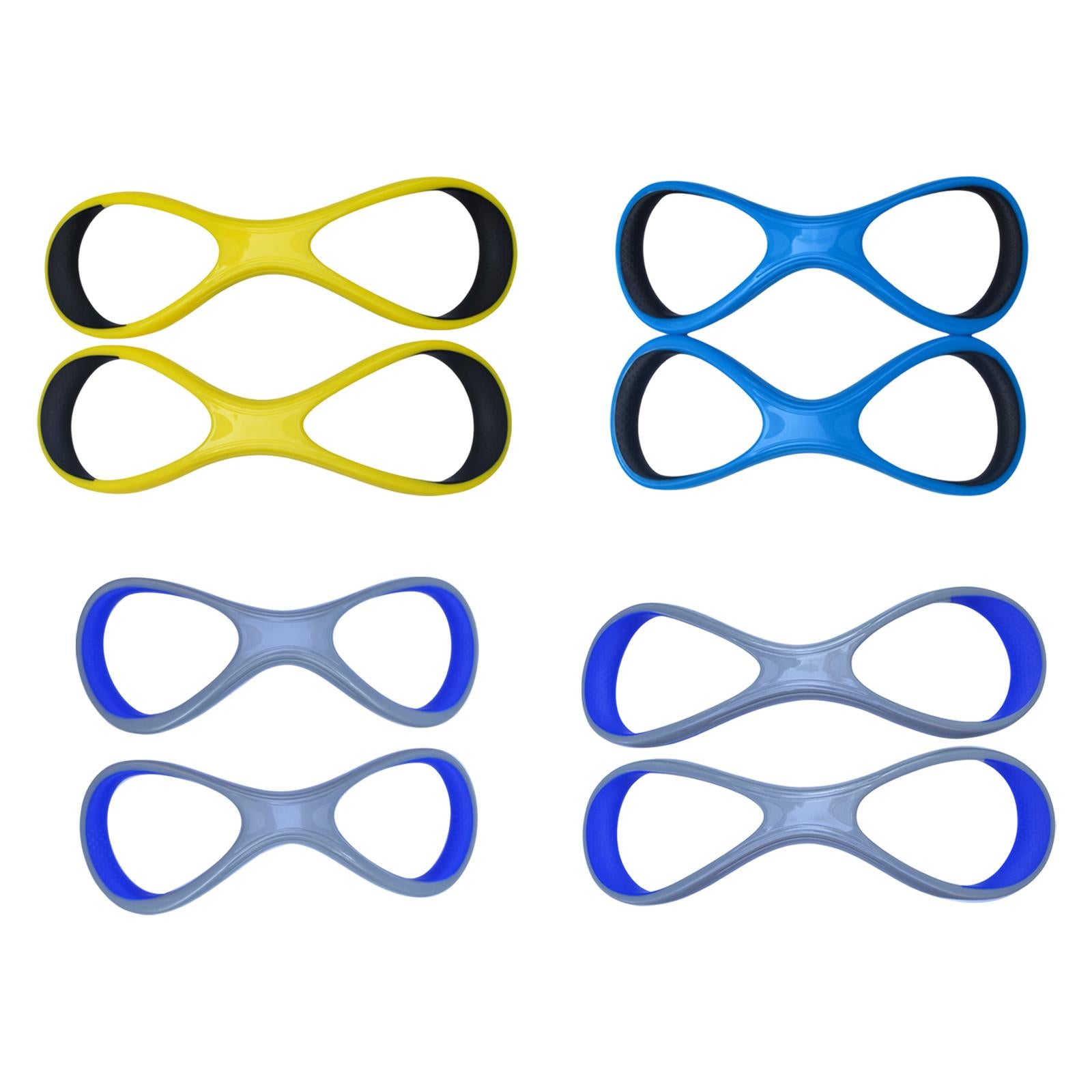 Forearm Fulcrum Fin Teaching 8 Word Auxiliary Professional Swim Webbed Glove Gray Blue S