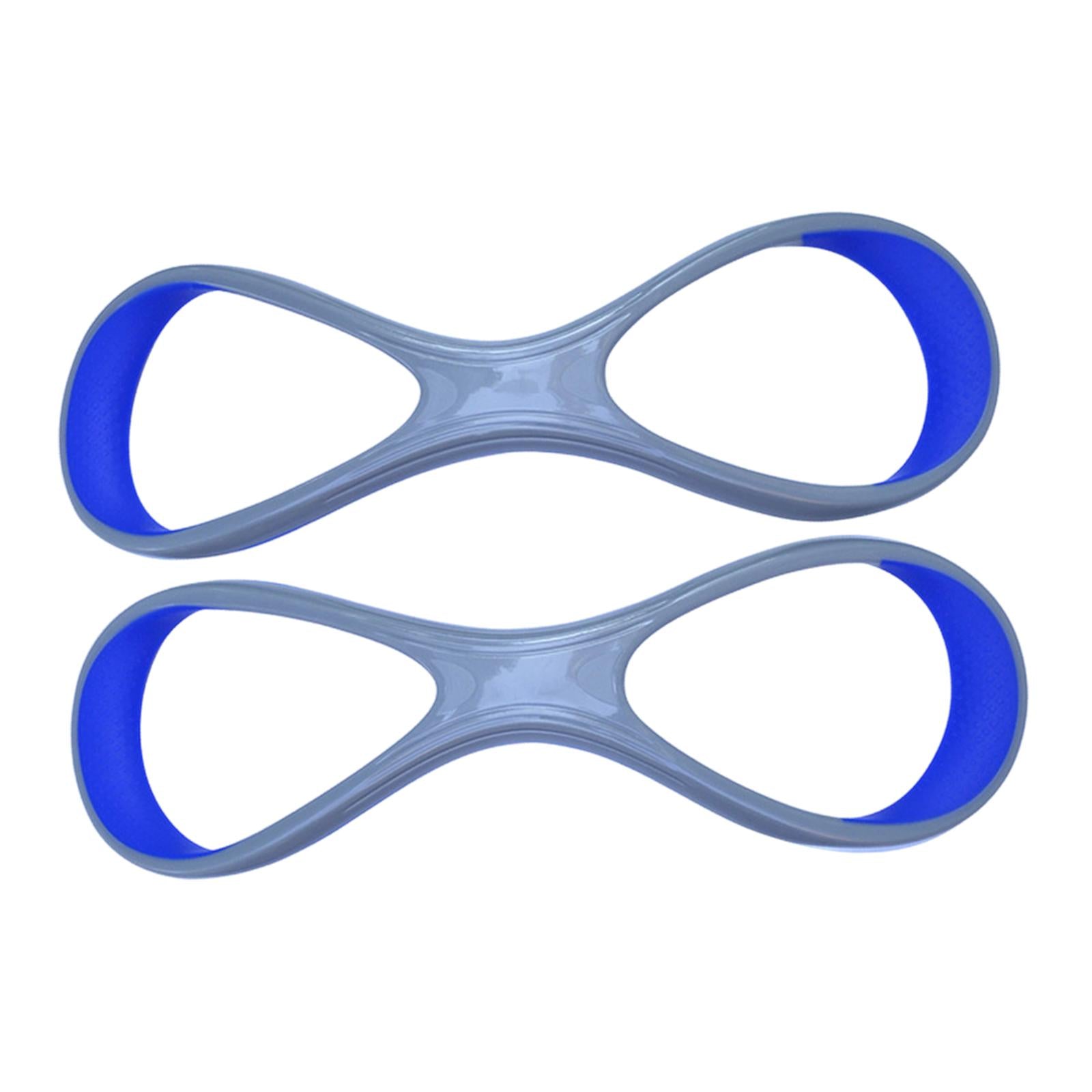 Forearm Fulcrum Fin Teaching 8 Word Auxiliary Professional Swim Webbed Glove Gray Blue L