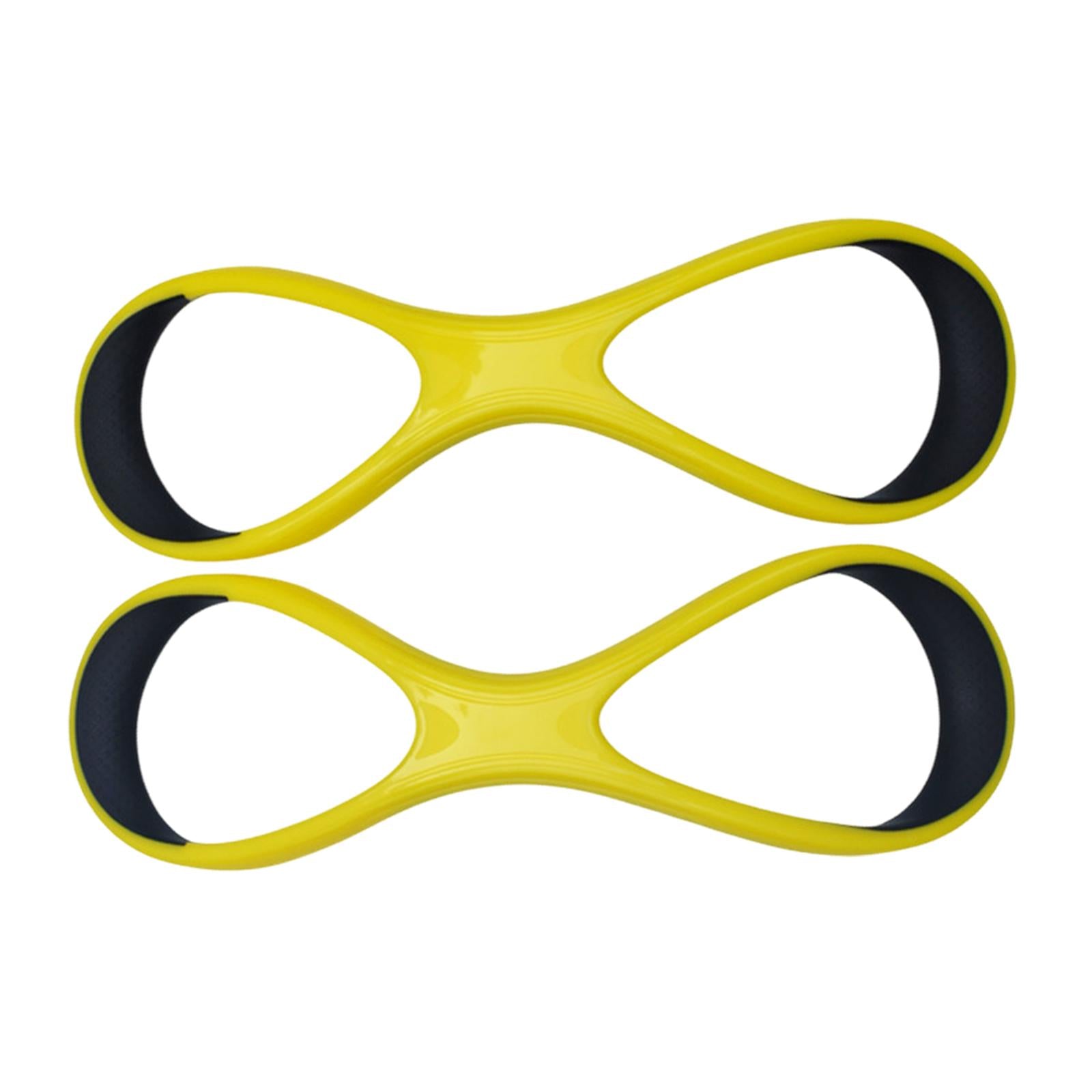 Forearm Fulcrum Fin Teaching 8 Word Auxiliary Professional Swim Webbed Glove Yellow L