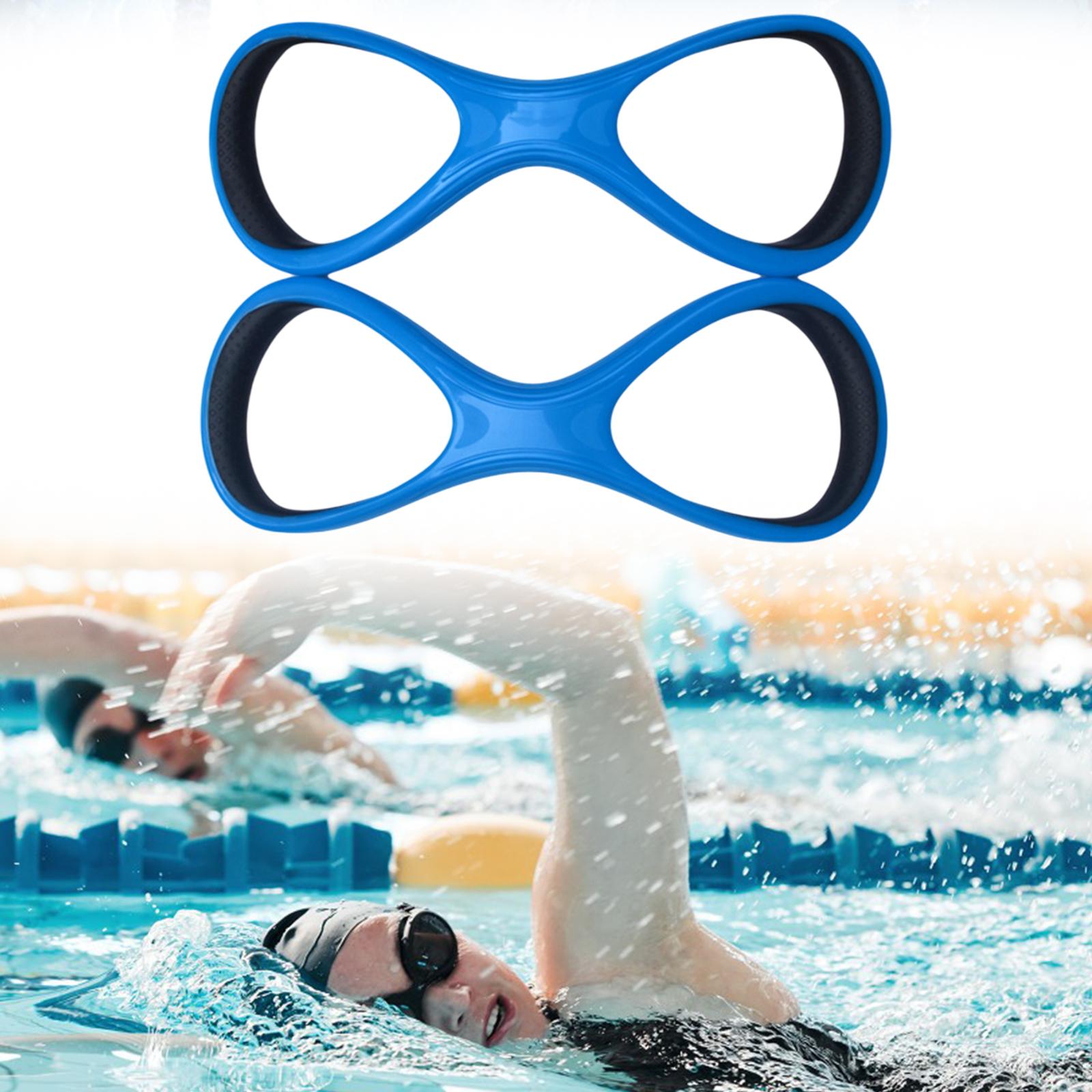 Forearm Fulcrum Fin Teaching 8 Word Auxiliary Professional Swim Webbed Glove Blue S