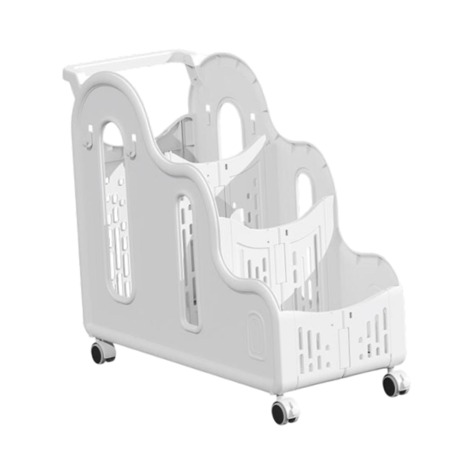 Yoga Mat Storage Rack Dumbbells Multifunction Yoga Block Fitness Weight Rack Handle White