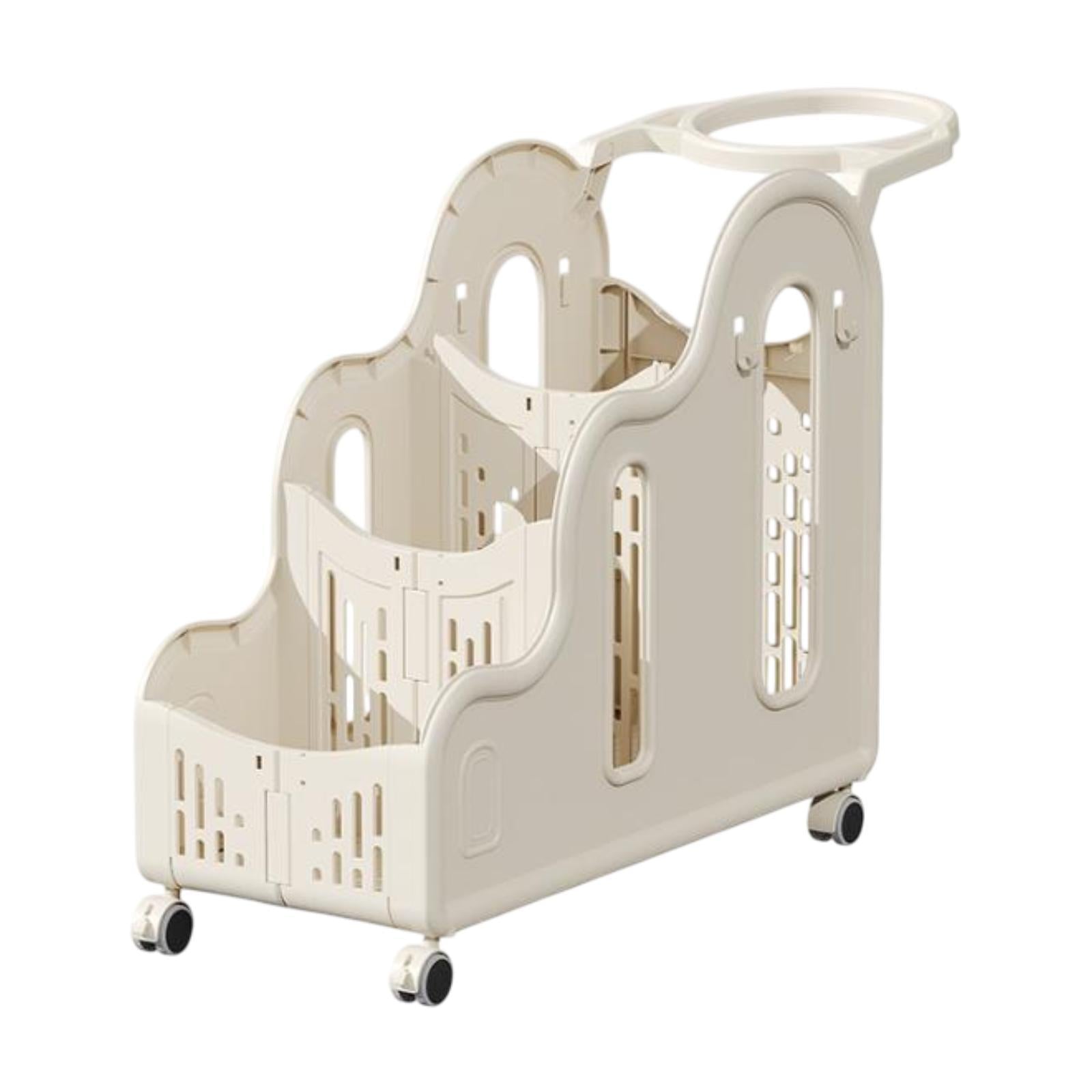 Yoga Mat Storage Rack Dumbbells Multifunction Yoga Block Fitness Weight Rack BallFrame CreamColor