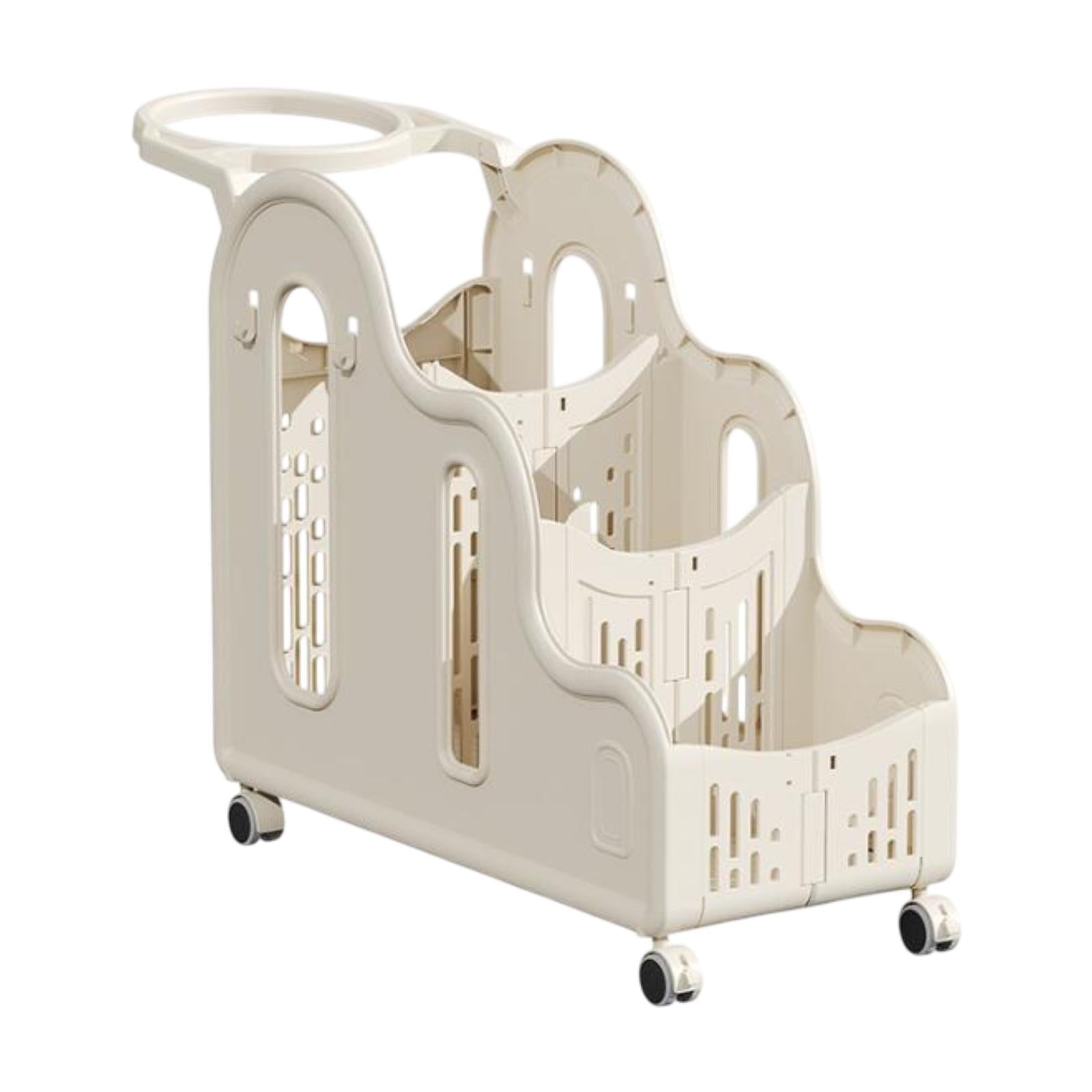 Yoga Mat Storage Rack Dumbbells Multifunction Yoga Block Fitness Weight Rack BallFrame CreamColor