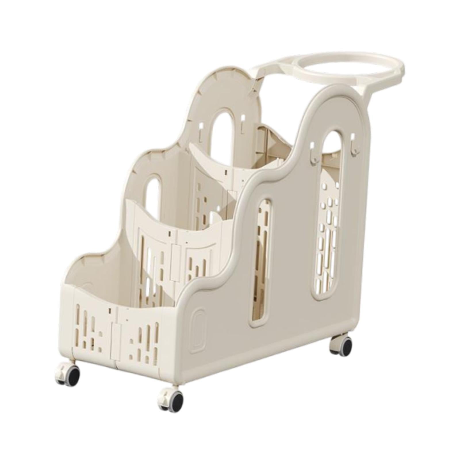 Yoga Mat Storage Rack Dumbbells Multifunction Yoga Block Fitness Weight Rack BallFrame CreamColor