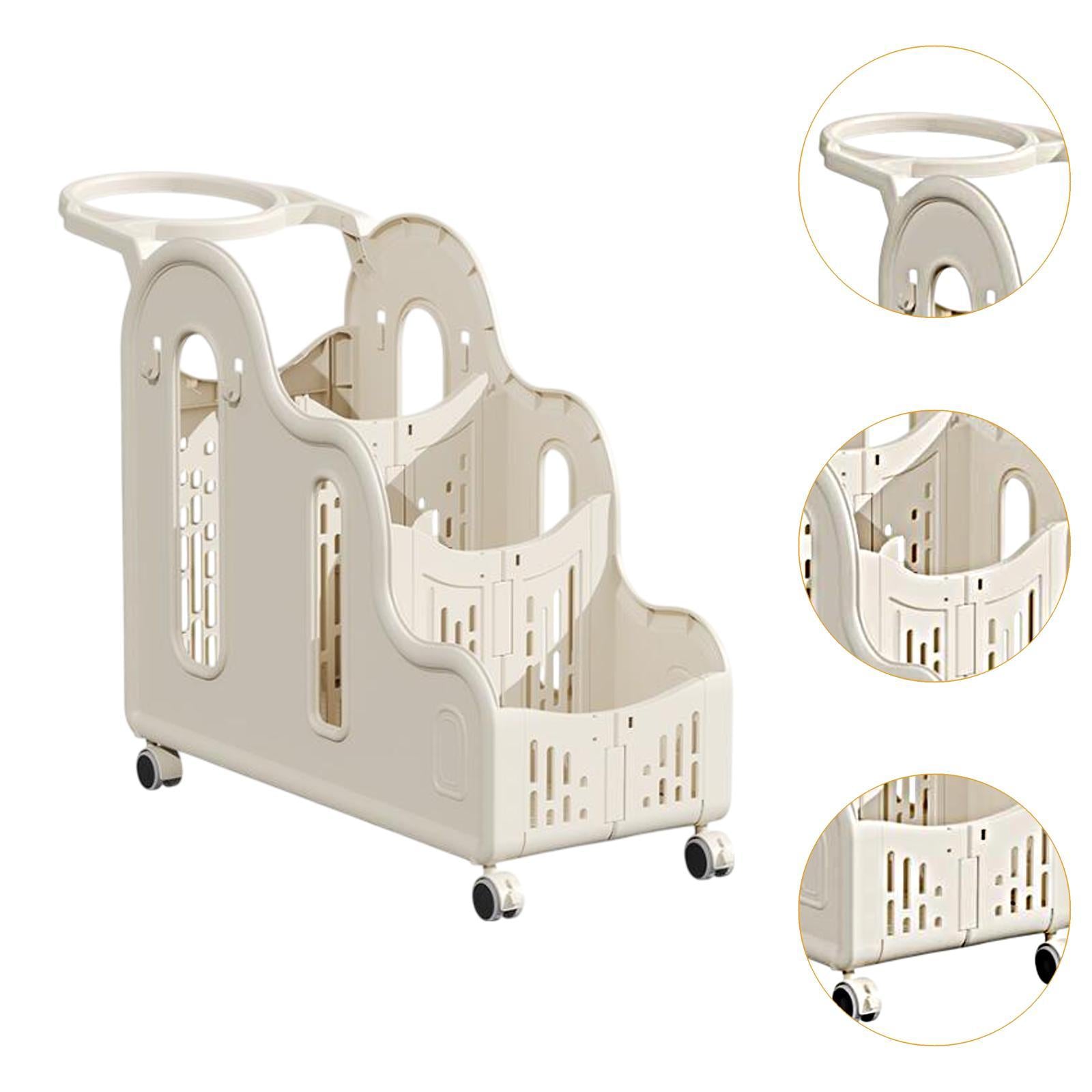 Yoga Mat Storage Rack Dumbbells Multifunction Yoga Block Fitness Weight Rack BallFrame CreamColor