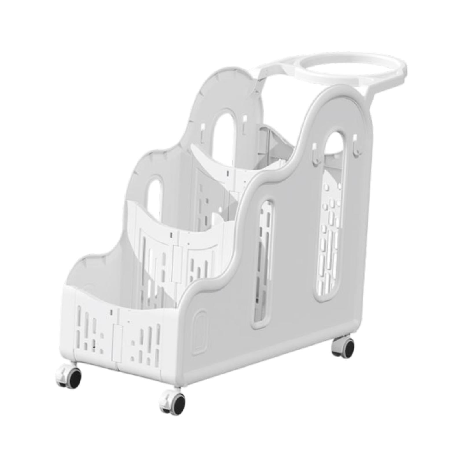 Yoga Mat Storage Rack Dumbbells Multifunction Yoga Block Fitness Weight Rack Ball Frame White