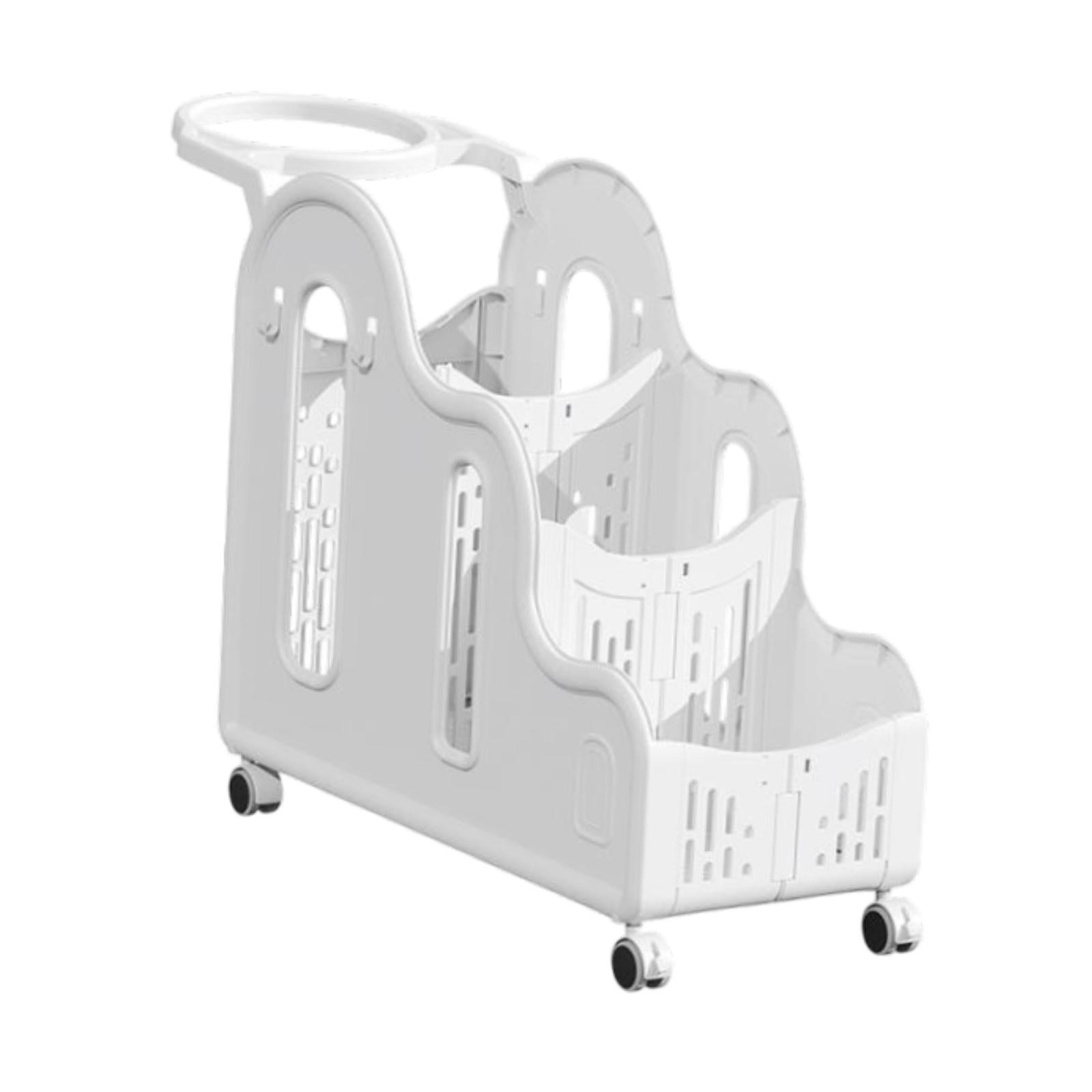 Yoga Mat Storage Rack Dumbbells Multifunction Yoga Block Fitness Weight Rack Ball Frame White