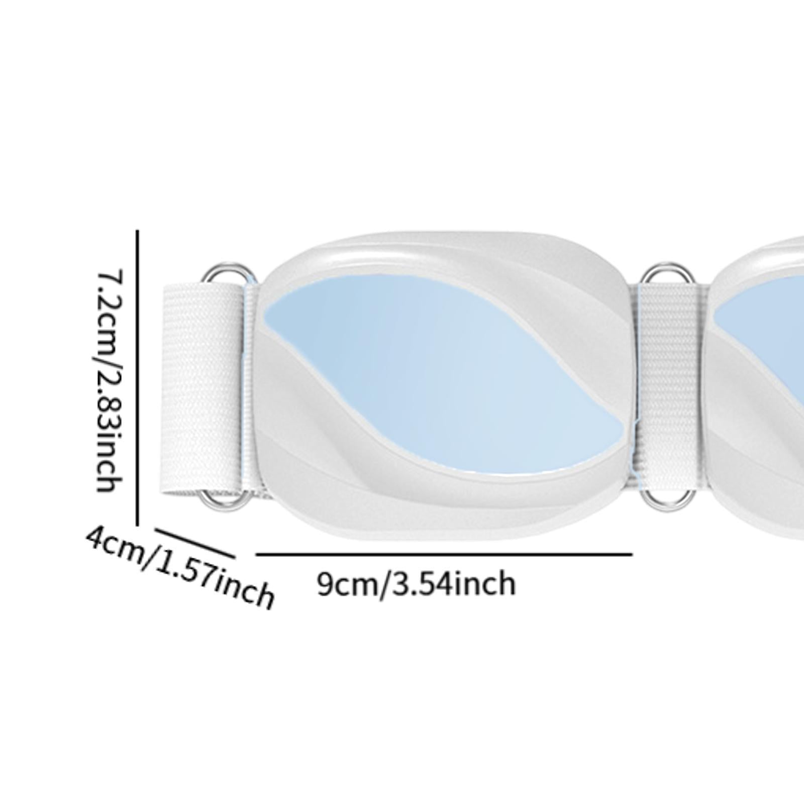 Wireless Slimming Belt Lightweight Abdominal Massager for Waist Home Kitchen White Blue