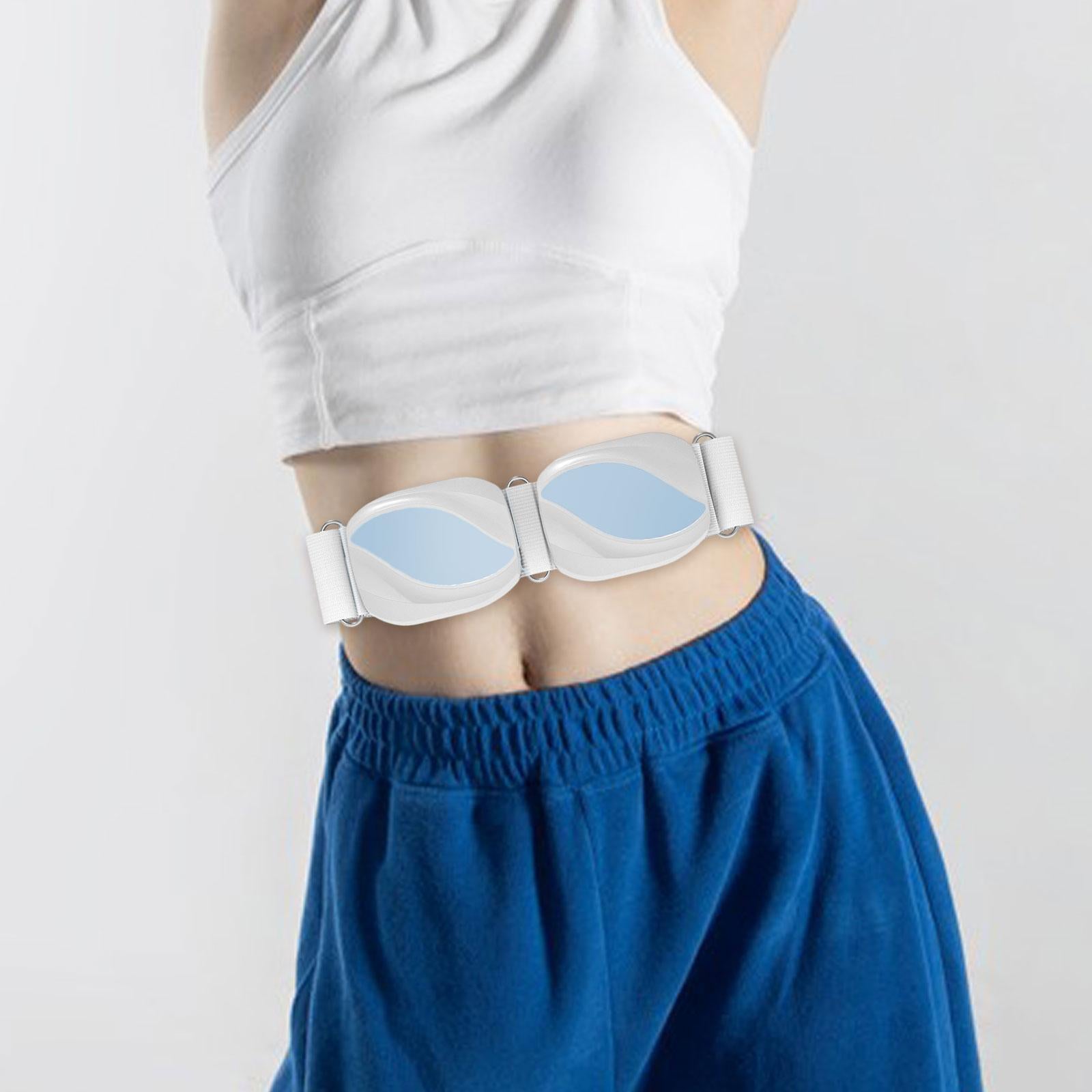 Wireless Slimming Belt Lightweight Abdominal Massager for Waist Home Kitchen White Blue