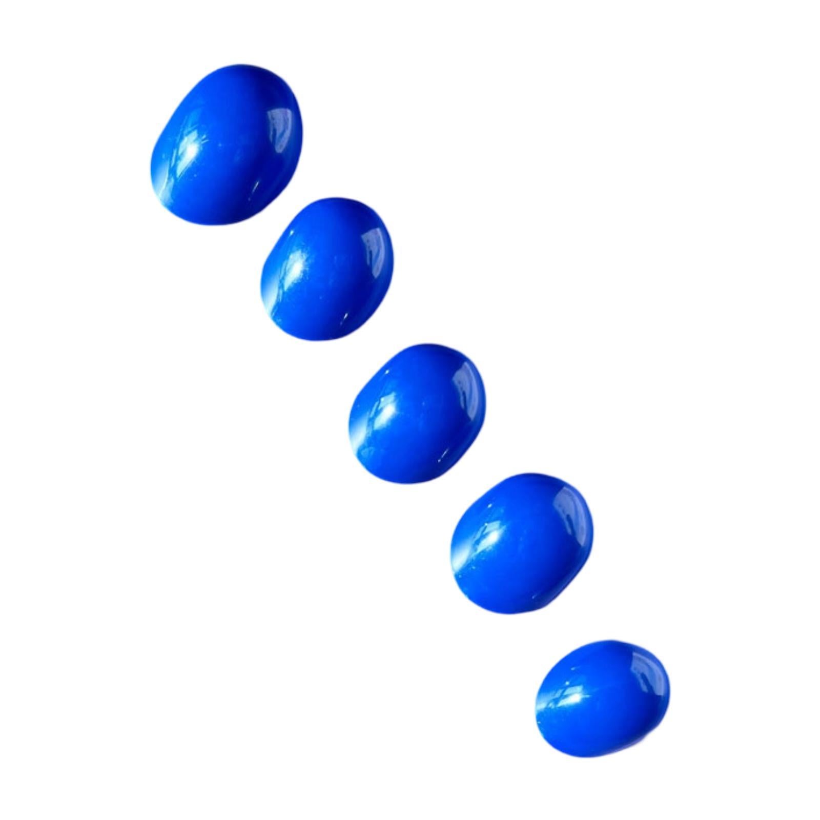 5x Ice Skating Finger Caps Portable Supplies for Gifts Figure Skating Indoor Blue