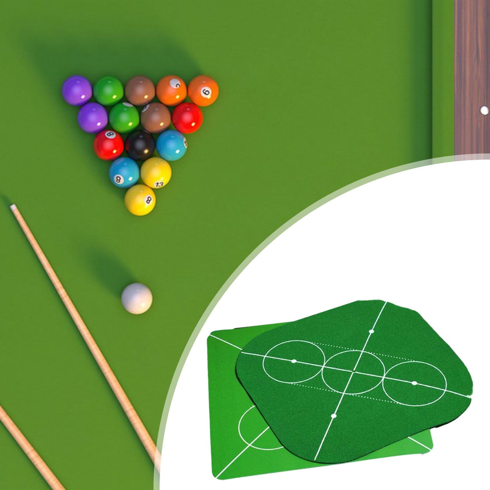 2Pcs Billiard Aiming Practice Stickers Billiard Stroke Exerciser for Players