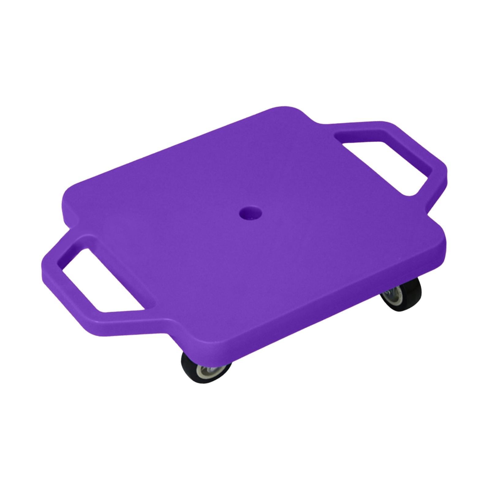 Scooter Board with Handles for Indoor Outdoor Activities Homeschool Backyard Violet