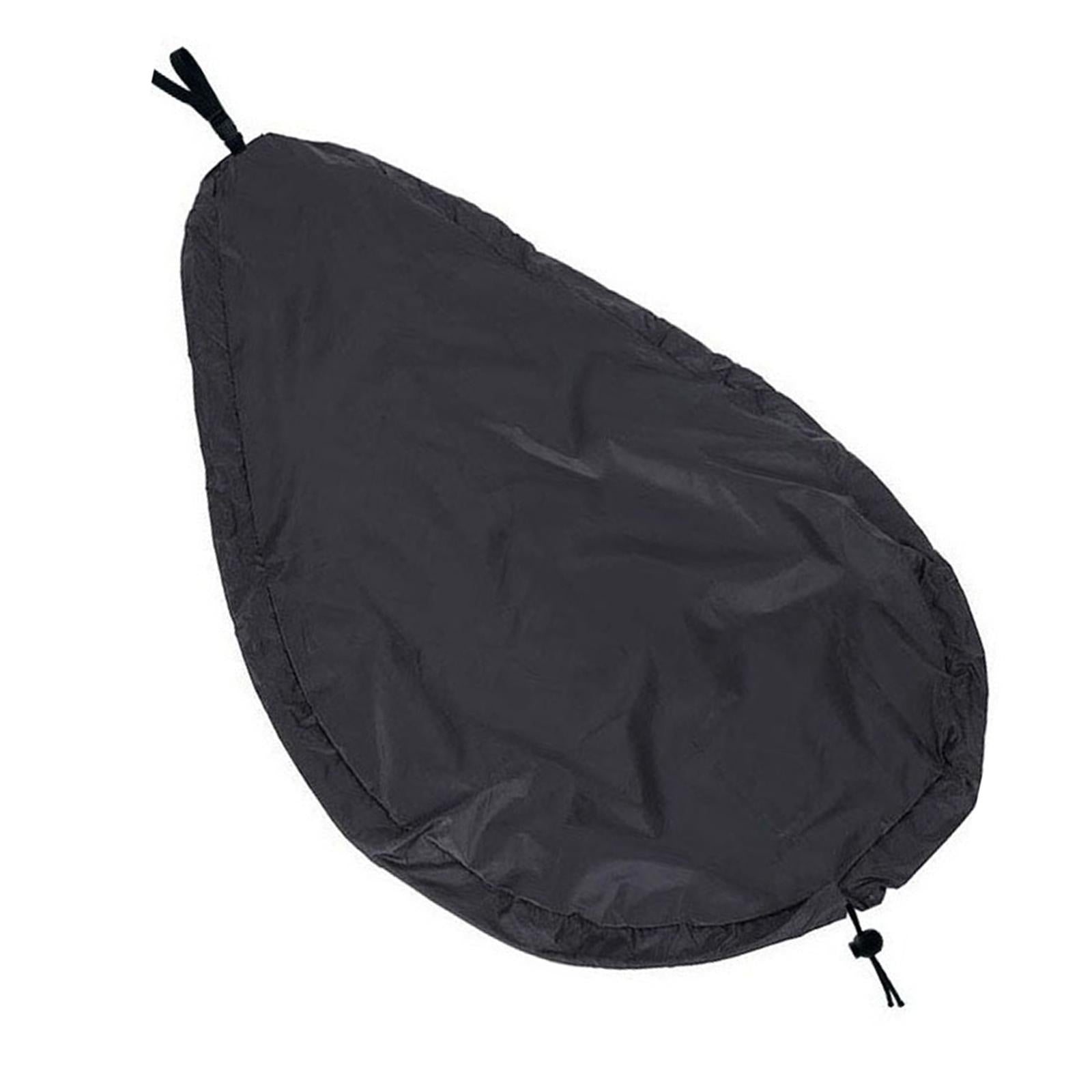 Kayak Cockpit Cover Dustproof Kayak Cabin Protection Cover Cockpit Protector Black 98.6cmx57.5cm