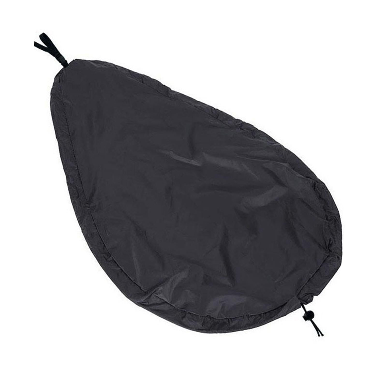Kayak Cockpit Cover Dustproof Kayak Cabin Protection Cover Cockpit Protector Black 98.6cmx57.5cm